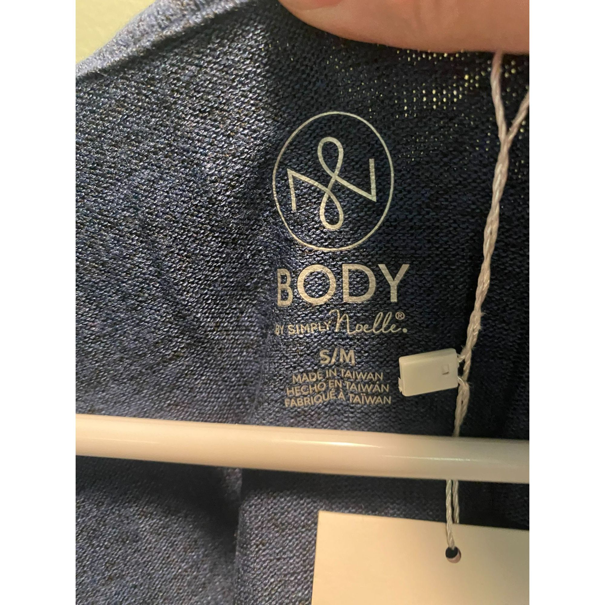 Other Body By Simply Noelle Heathered Navy Knit Hooded Top S/M Size S / US 4 / IT 40 - 4 Thumbnail