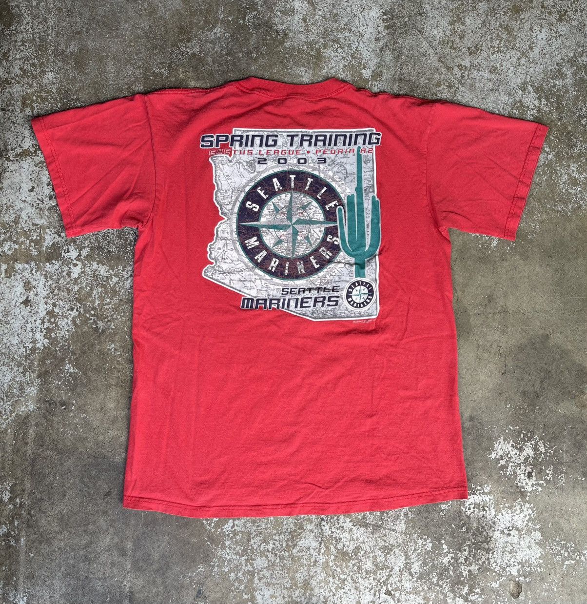 MLB Vintage Y2K Seattle Mariners Spring Training Shirt Size US L / EU 52-54 / 3 - 6 Thumbnail
