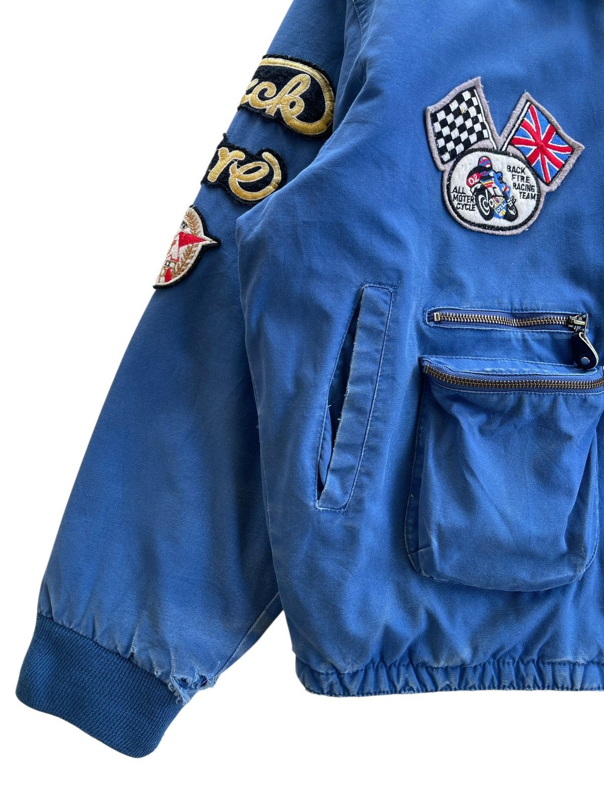 Vintage Backfire Street Racing Project Team Bomber Jacket Size US L / EU 52-54 / 3 - 8 Thumbnail