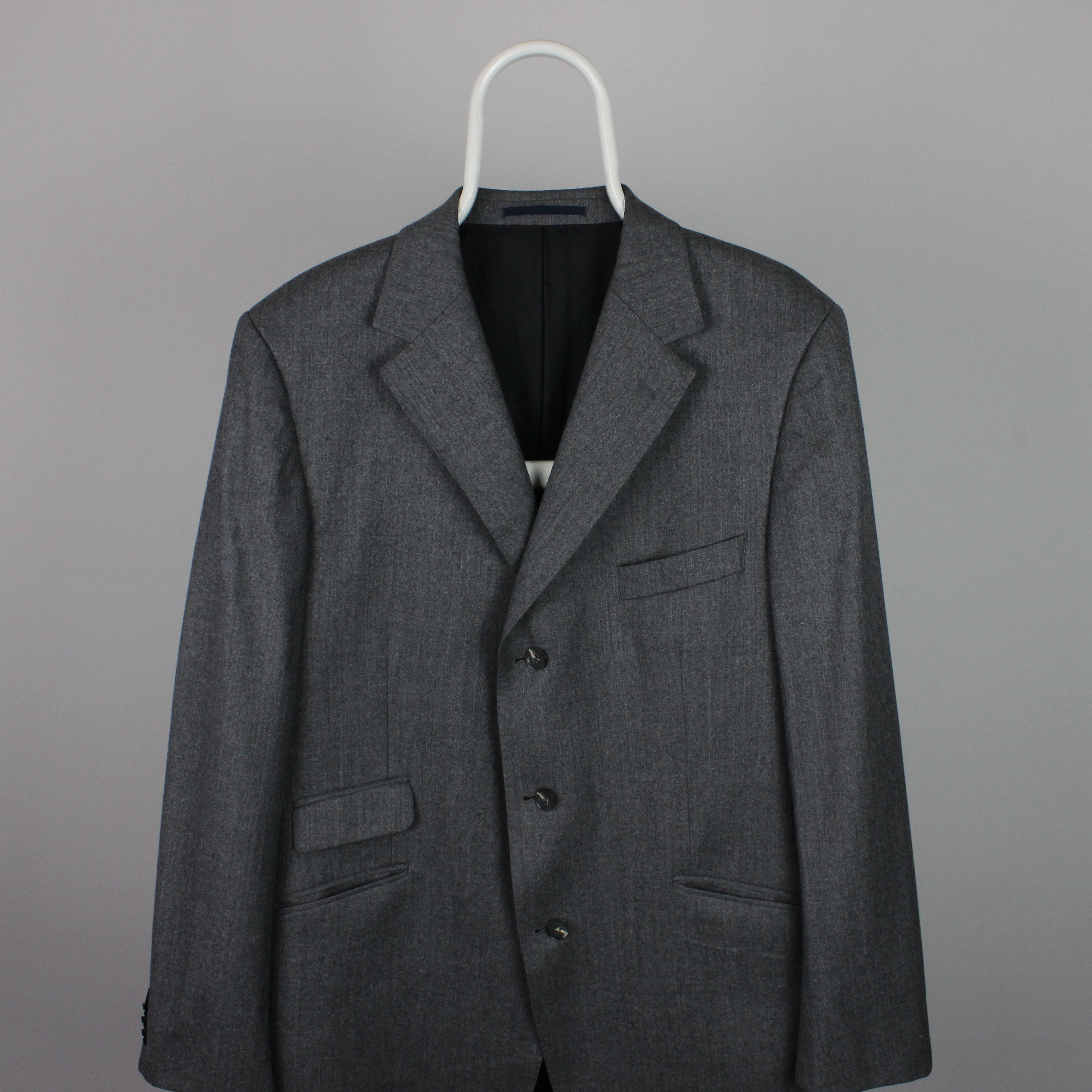 Burberry Burberry blazer wool 52 42R 3 buttons gray XL Size 42R - 4 Thumbnail