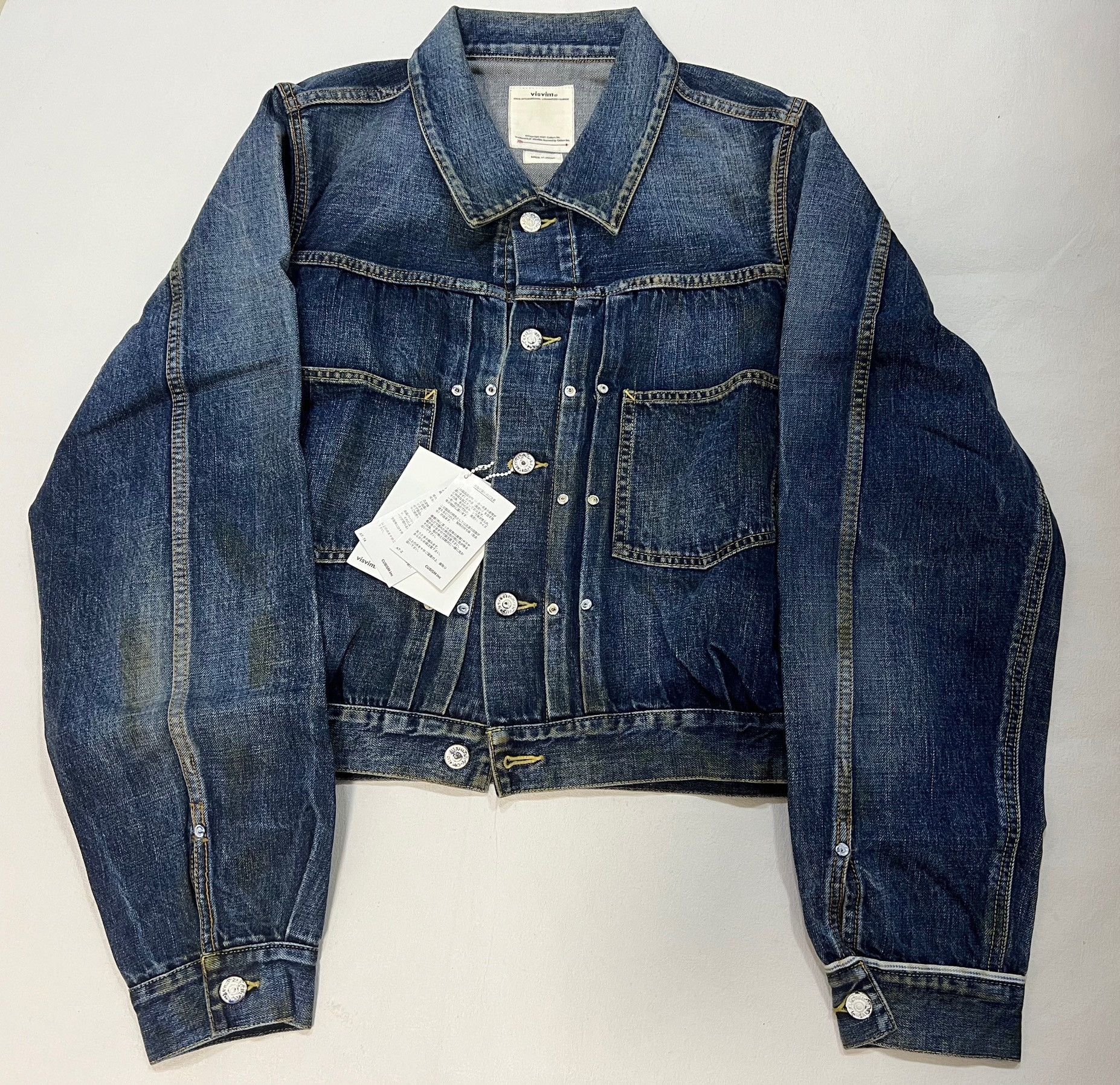 Visvim visvim SS Shorty Chore Dry Denim Jacket Size US M / EU 48-50 / 2 - 1 Thumbnail