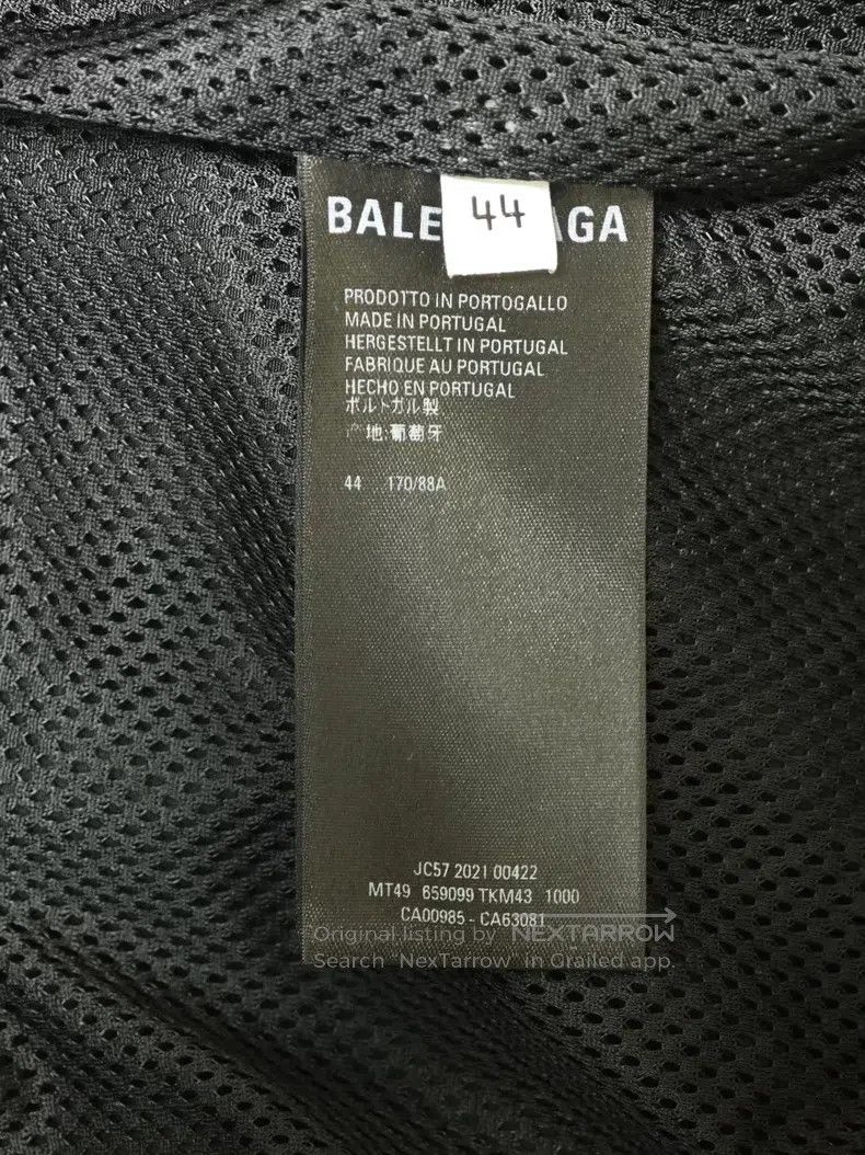 Balenciaga Balenciaga Logo letter emblem zip-up long-sleeve jacket co Size US S / EU 44-46 / 1 - 4 Thumbnail