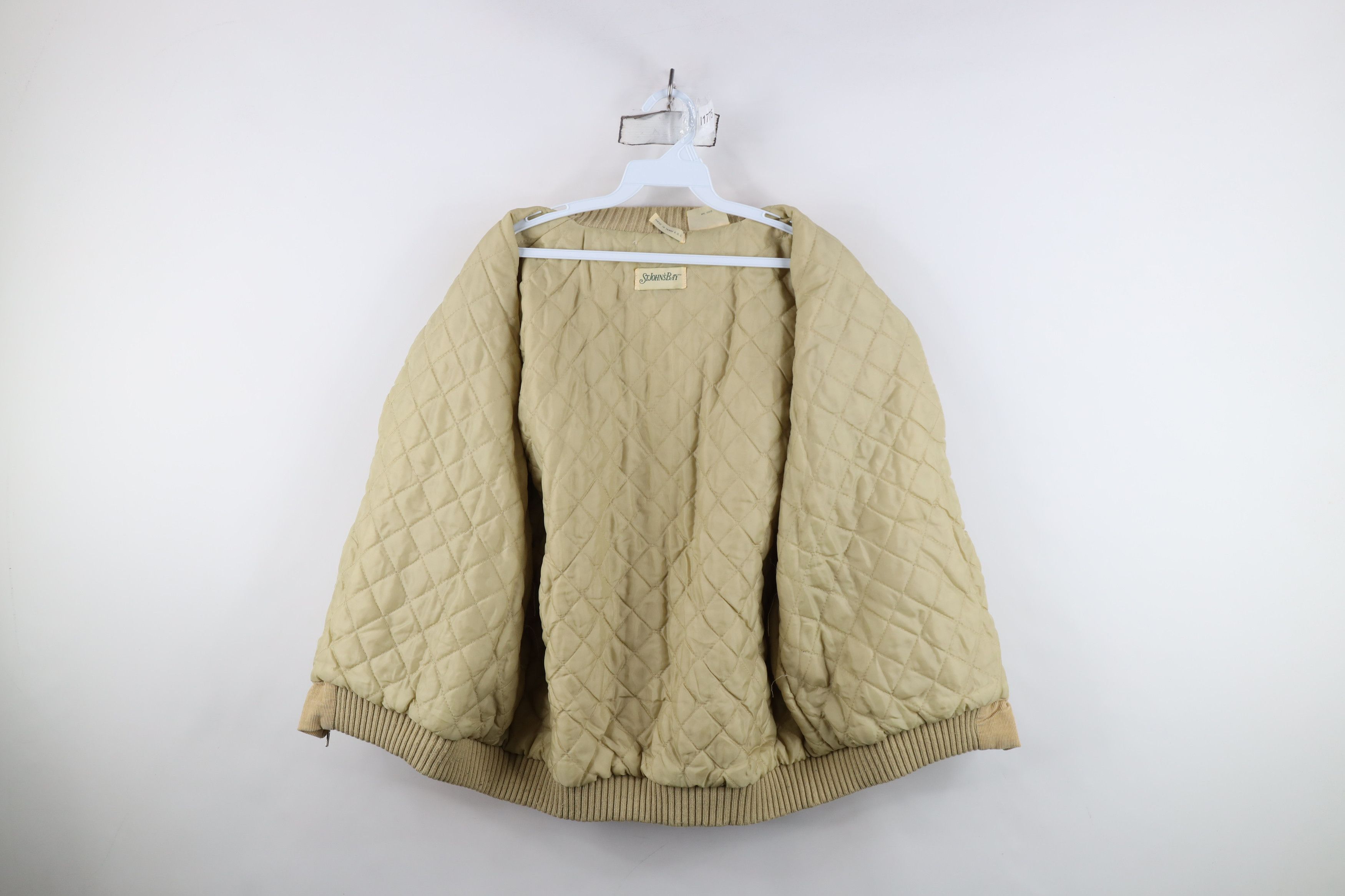 Vintage Vintage 70s Streetwear Corduroy Zip Vest Jacket Beige Size US L / EU 52-54 / 3 - 9 Thumbnail