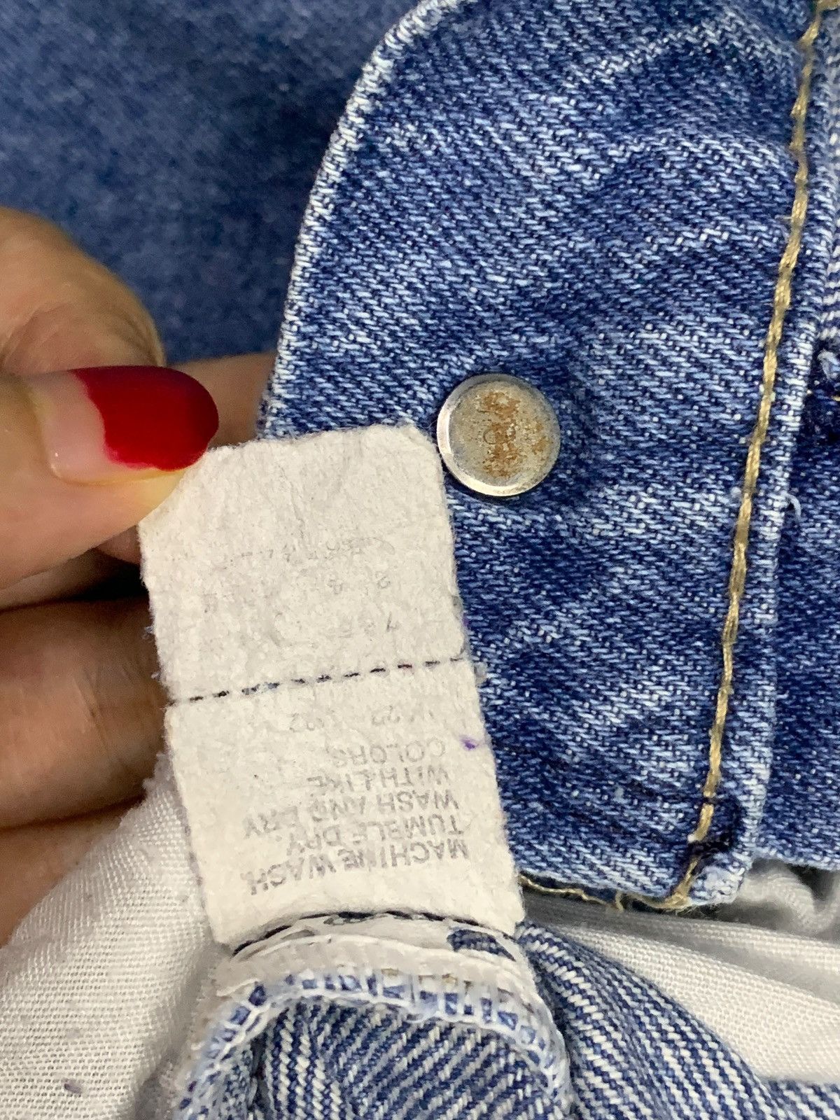 Levi's × Levi's Vintage Clothing × Vintage SALES🔥Vintage 80s Levis Silver Talon Zipper Blue Wash Jeans Size 27" / US 4 / IT 40 - 10 Thumbnail