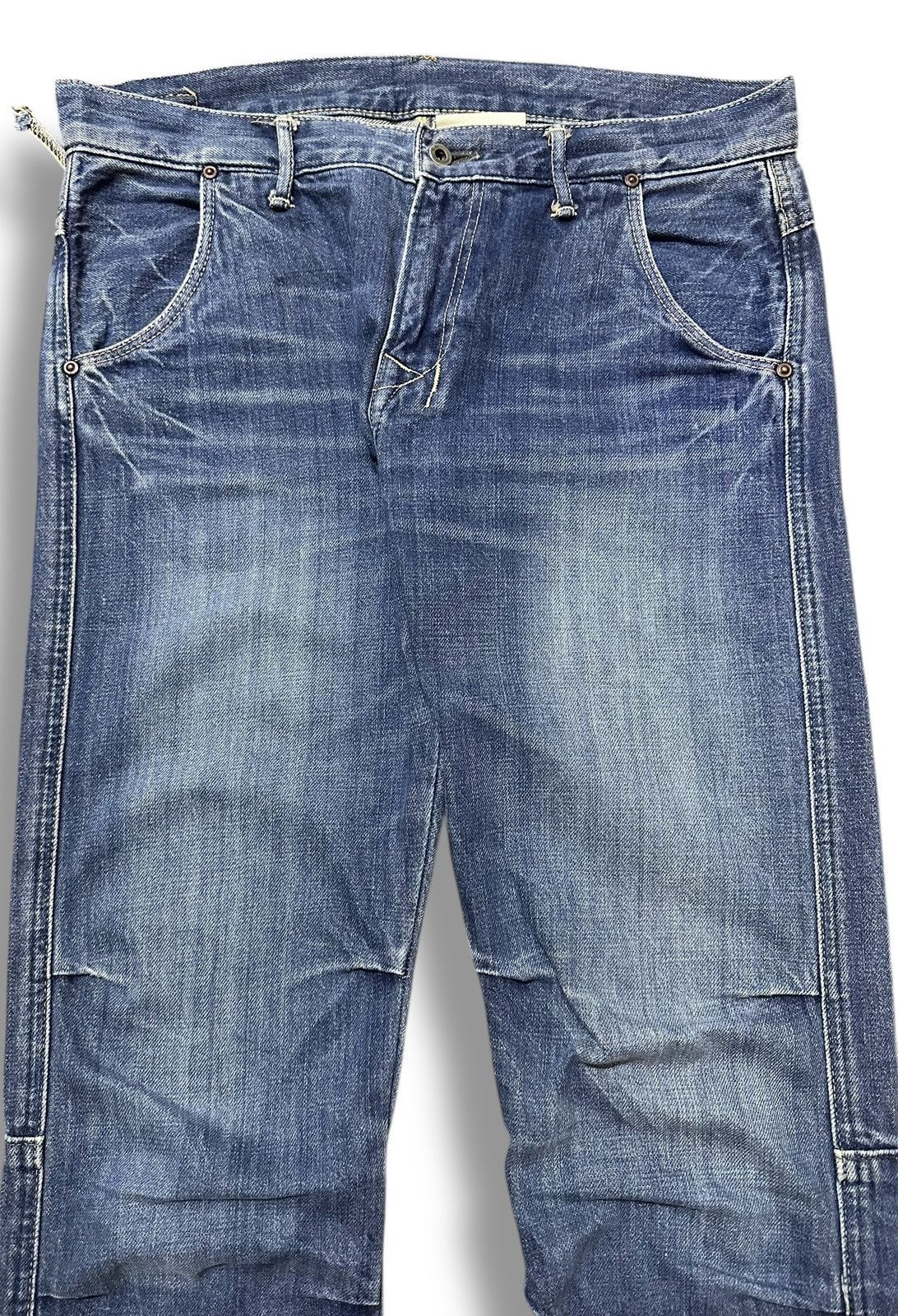 Japanese Brand Vintage Flare Jeans Style With Faded Wash Size US 32 / EU 48 - 4 Thumbnail