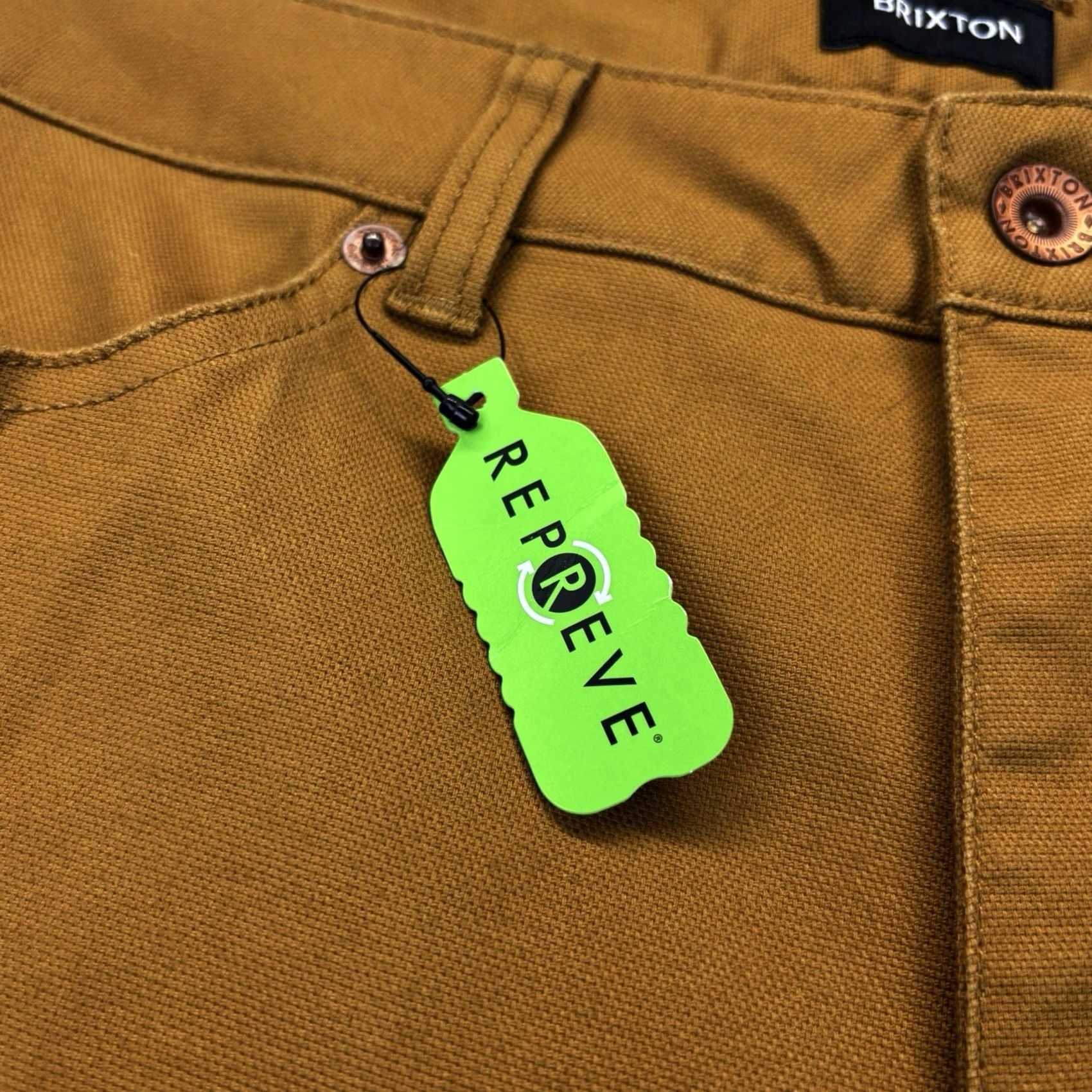Brixton VINTAGE? No — Brixton Builder Carpenter Stretch Pant Work Trousers W30” Golden Brown New Mens Shirt? Size US 30 / EU 46 - 7 Thumbnail