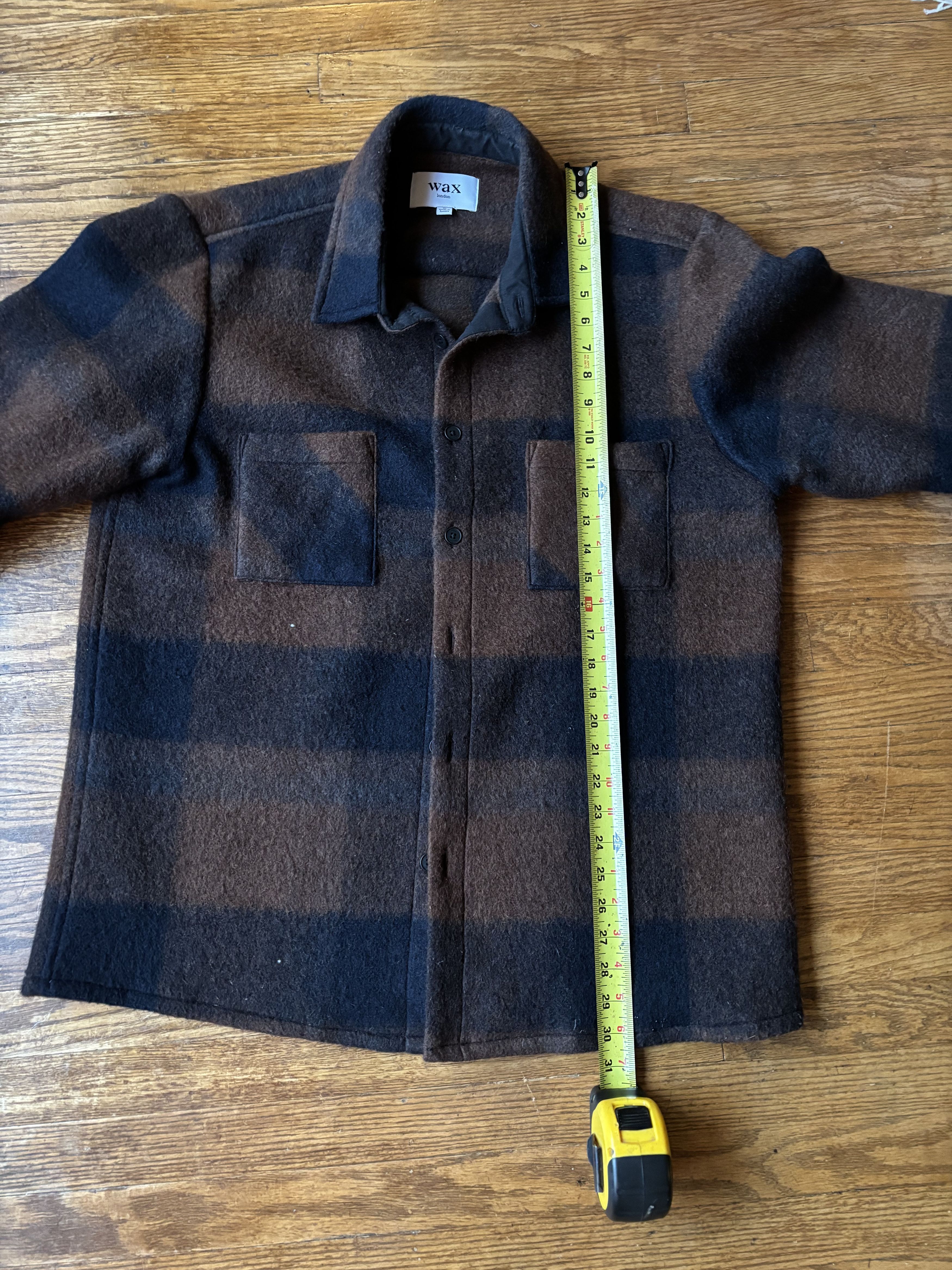 Wax London Wool Whiting Overshirt Size US XL / EU 56 / 4 - 3 Thumbnail