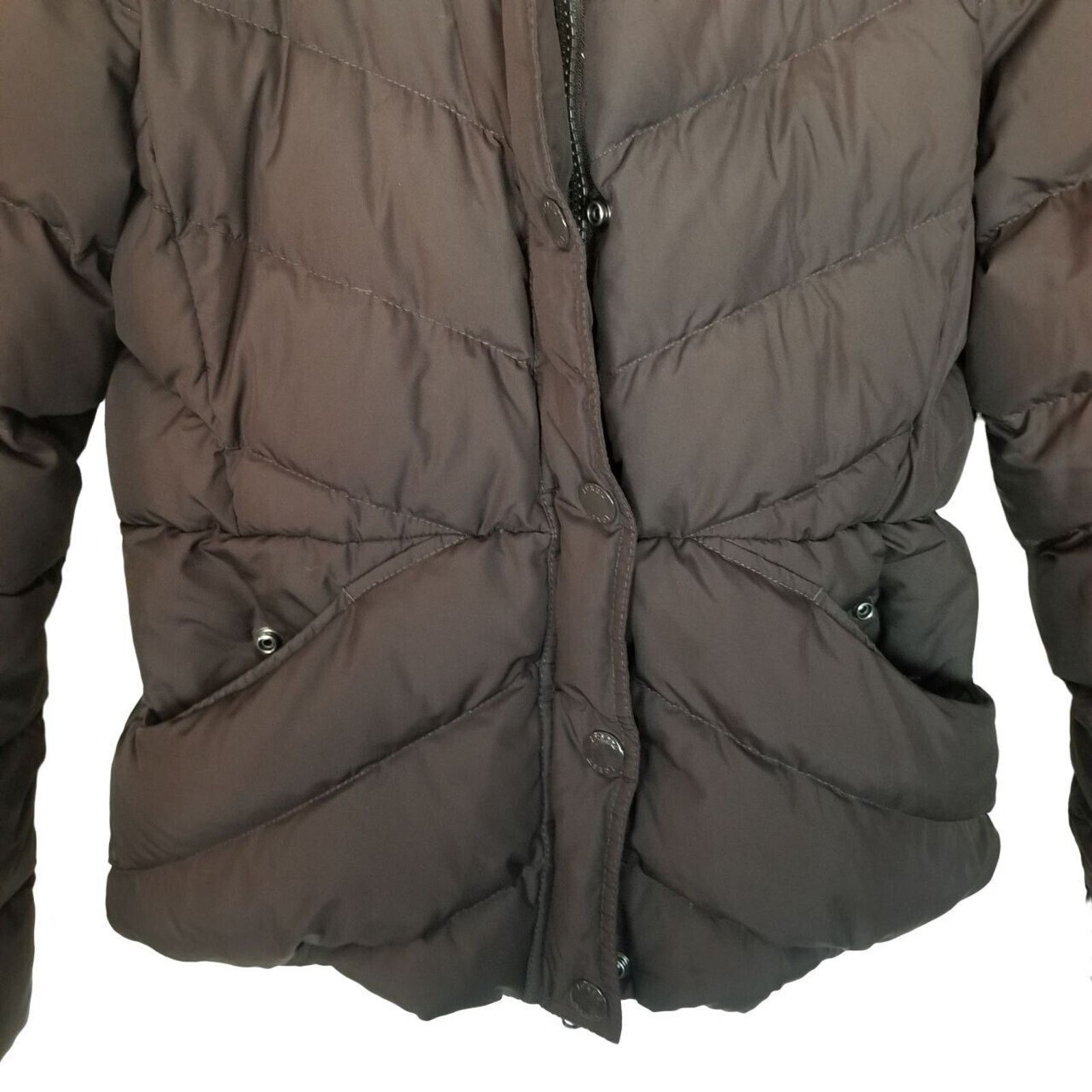 J.Crew J. Crew Womens Chocolate Brown Puffer Down Coat Size S Ski Size S / US 4 / IT 40 - 3 Thumbnail
