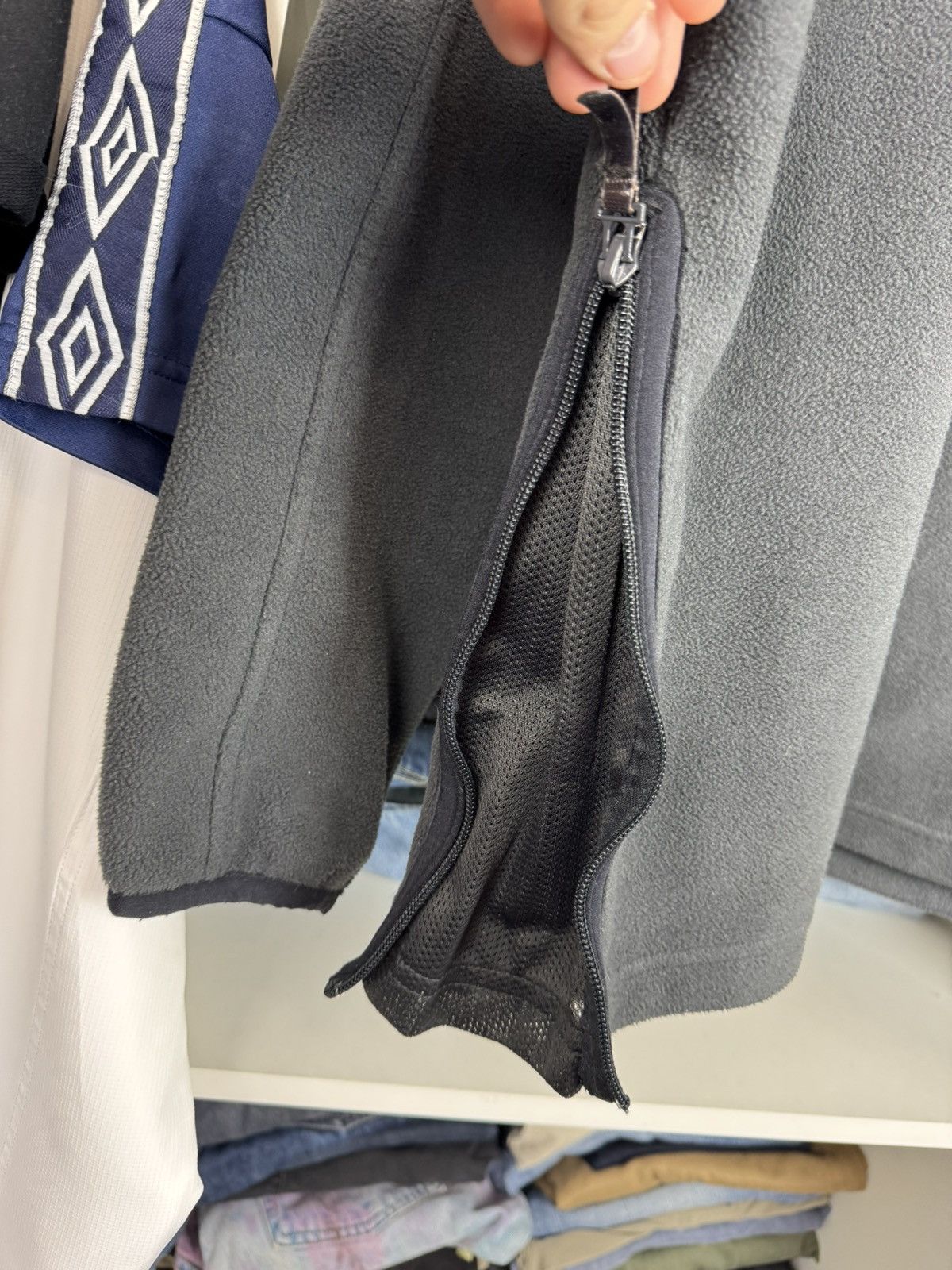 Nike Vintage Nike 1/4 Zip Fleece Pullover Side Zips Size US M / EU 48-50 / 2 - 10 Thumbnail
