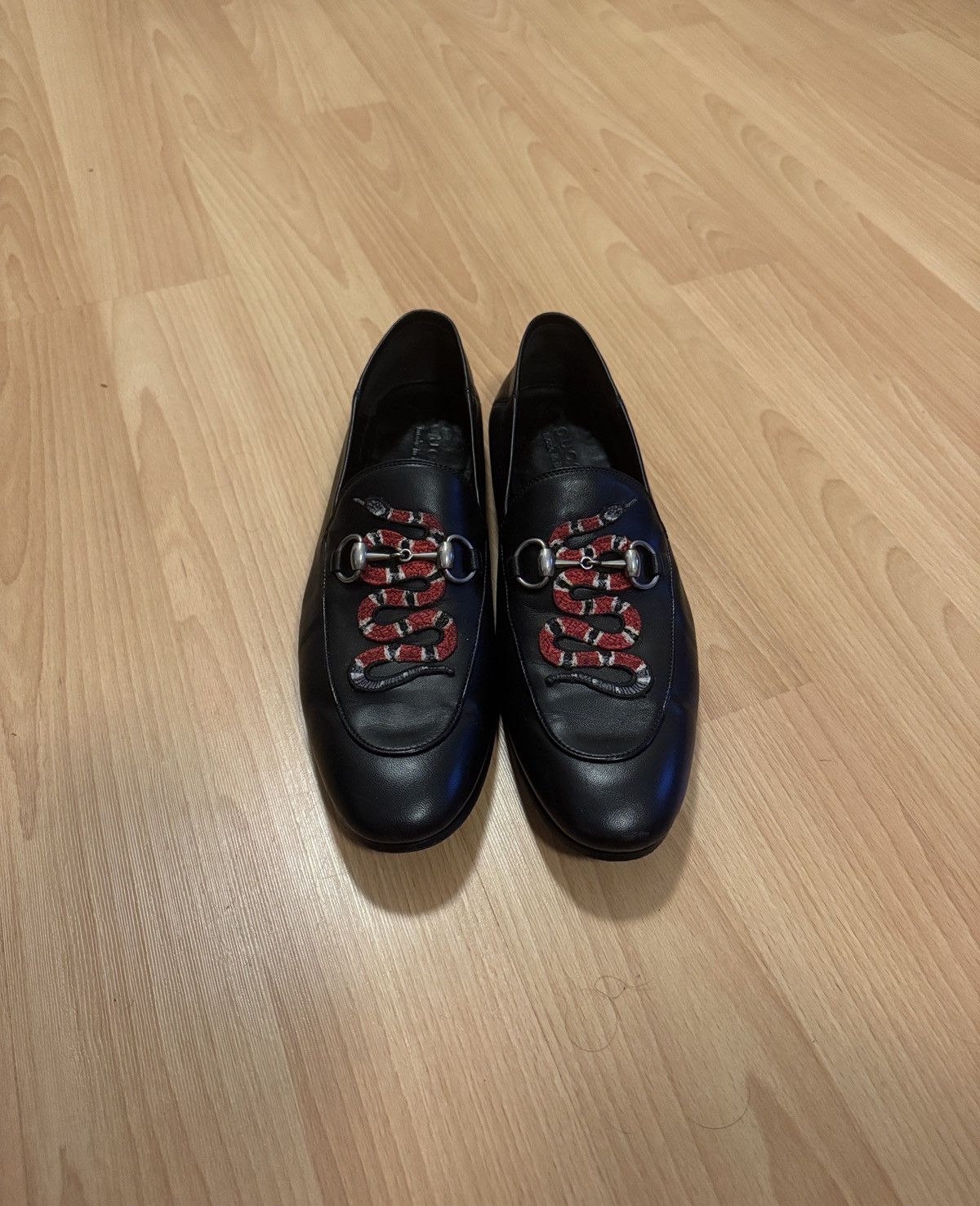 Gucci Men’s Gucci Brixton “Snake” Loafer Size US 9 / EU 42 - 1 Thumbnail