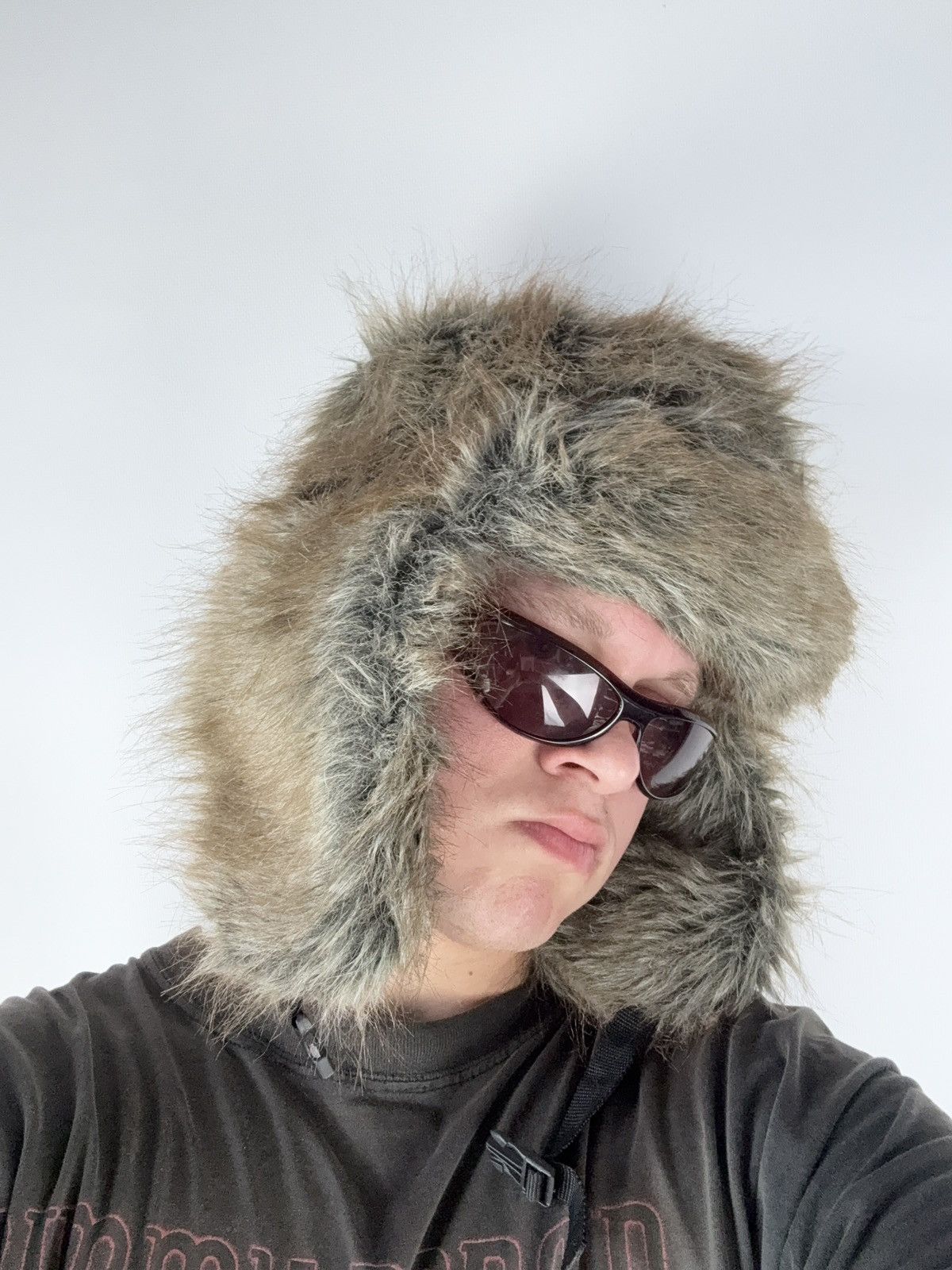 Hysteric Glamour Y2K American Vintage Fuzzy Hat Mohair Ushanka Beauty Beast Size ONE SIZE - 7 Thumbnail