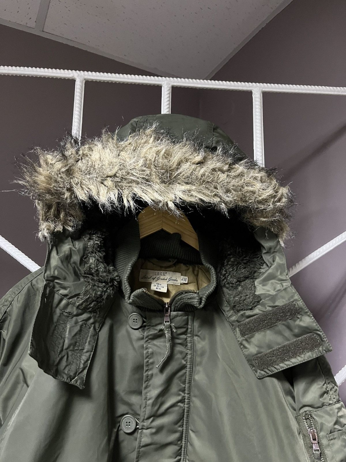 Alpha Industries Vintage Alaska Bomber Jacket Fur Hood Y2K Size US XL / EU 56 / 4 - 6 Thumbnail