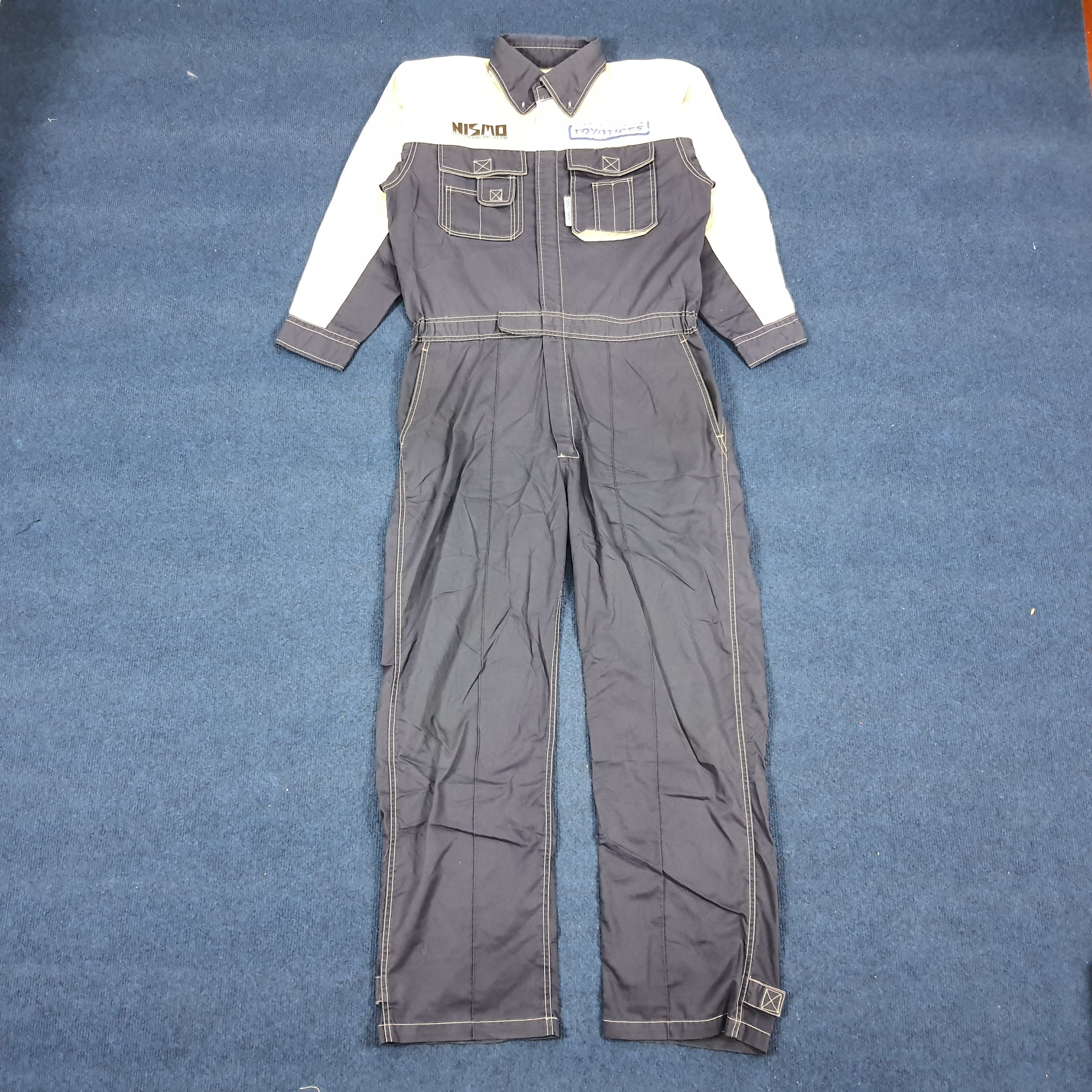 Japanese Brand × Vintage Vintage NISMO Nissan Racing Team Toyo Tires Worker Coverall Size US M / EU 48-50 / 2 - 6 Thumbnail
