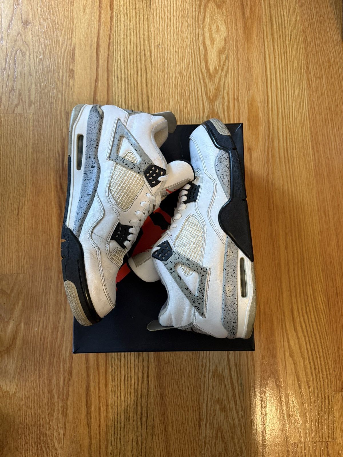 Jordan Brand Air Jordan 4 White Cement 2016 Release Size US 13 / EU 46 - 3 Thumbnail
