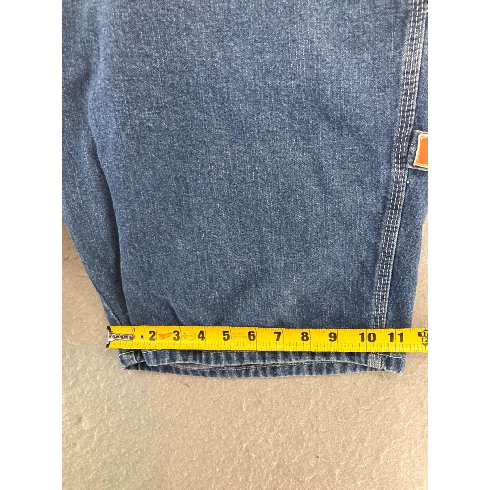 Vintage OCI Old College Inn Mens Shorts 38 Blue Carpenter Denim 90s Vintage 90s Size US 38 / EU 54 - 5 Thumbnail