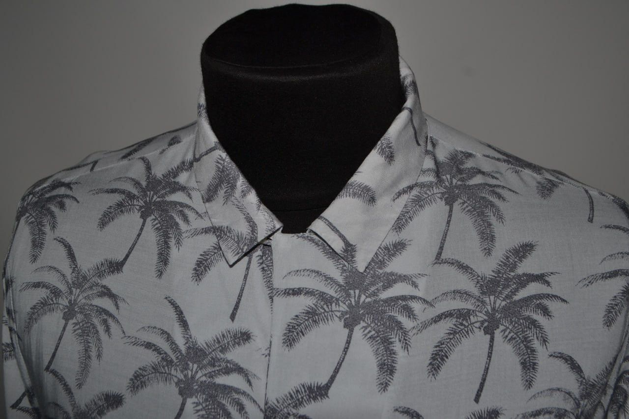 Allsaints All Saints Santacruz Shirt Men's Medium - Palm Tree Hawaii Size US M / EU 48-50 / 2 - 2 Thumbnail
