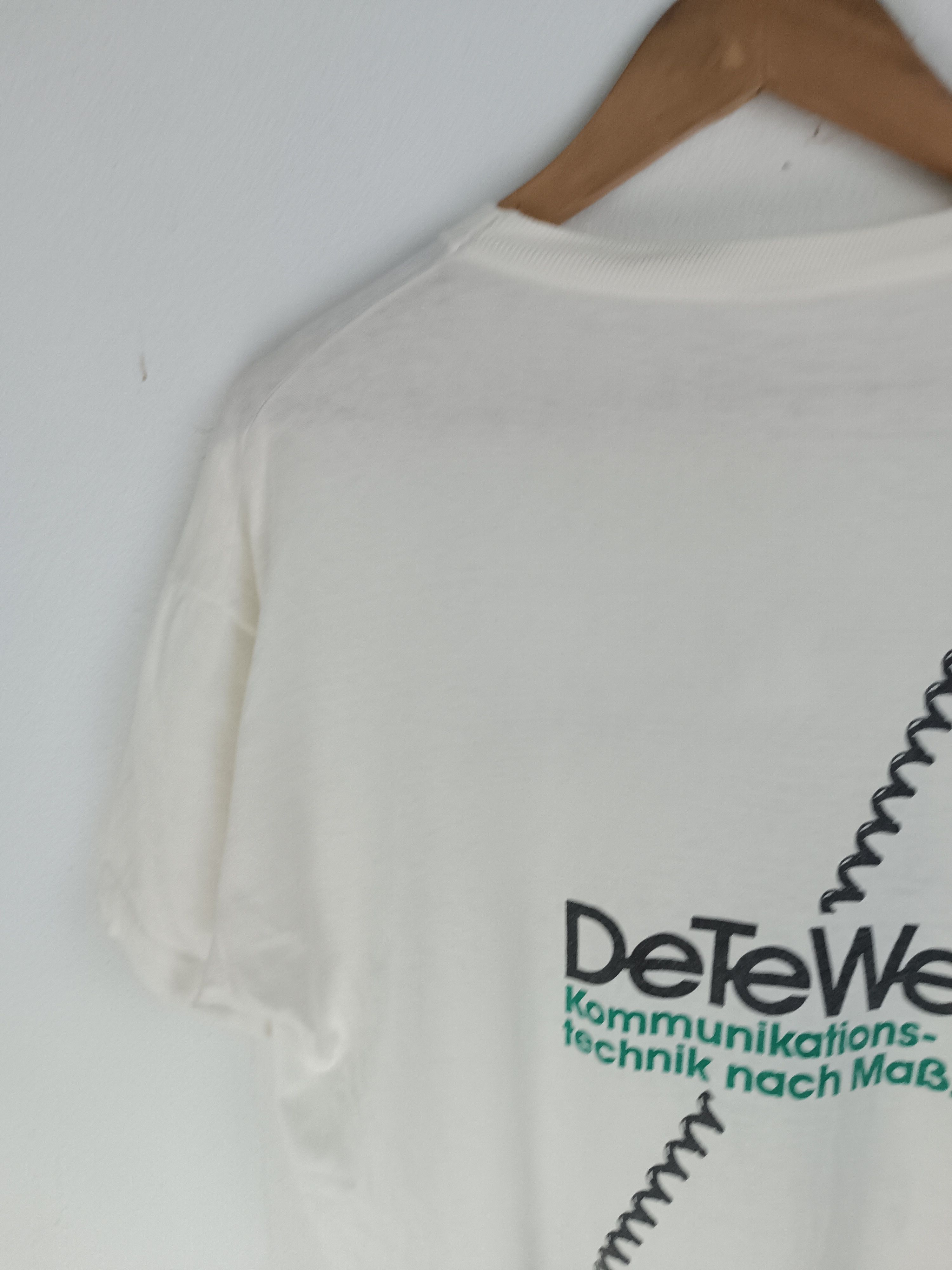 Other VINTAGE 90'S DeTeWe KOMMUNIKATIONS TECHNIK VERY RARE TEE Size US L / EU 52-54 / 3 - 15 Thumbnail