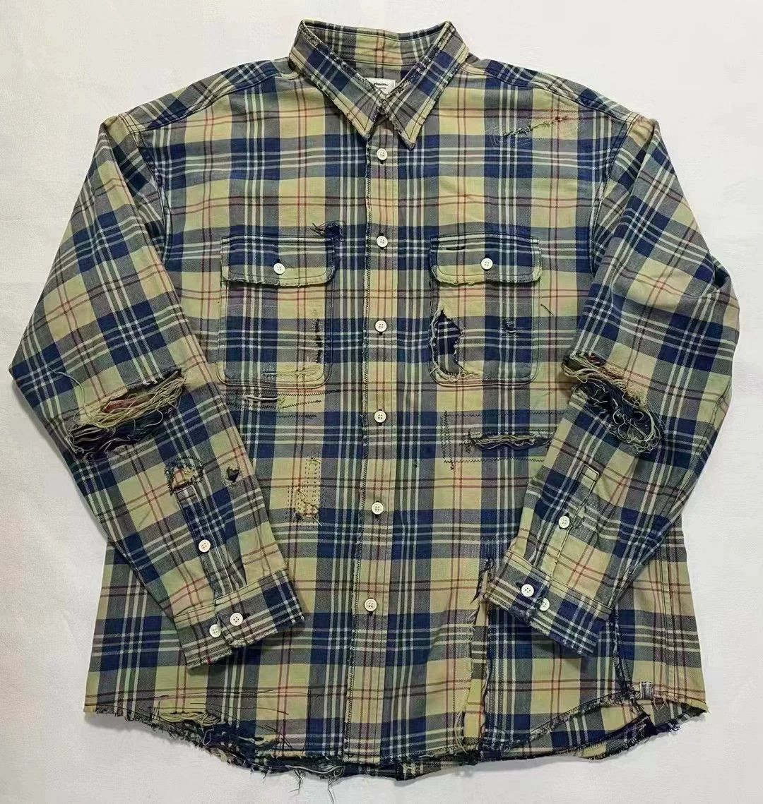 Visvim VISVIM 21AW LUMBER CHECK L/S CRASH Size US XXL / EU 58 / 5 - 1 Thumbnail