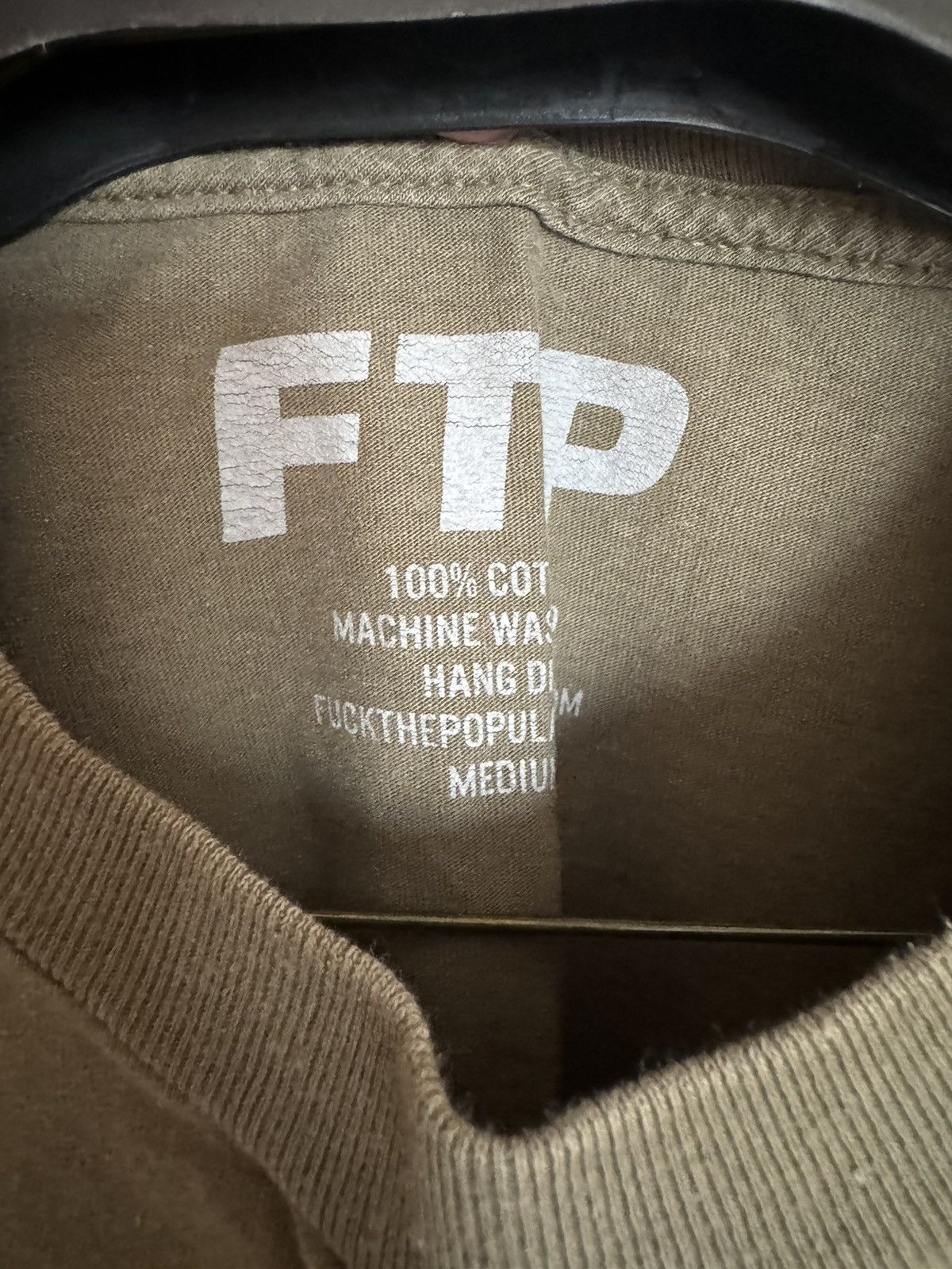 Fuck The Population FTP Suicidal Thoughts Tee (Olive) *VERY RARE* Size US M / EU 48-50 / 2 - 2 Thumbnail