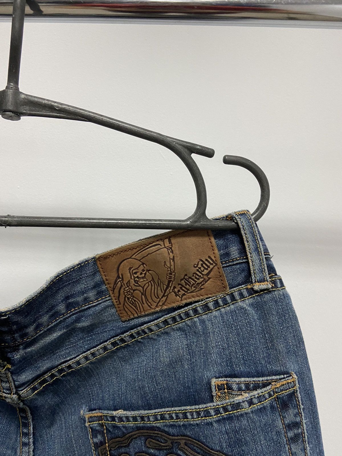 Ed Hardy × Vintage Ed Hardy pants Vintage jeans sk8 pocket tiger Logo Size US 34 / EU 50 - 5 Thumbnail