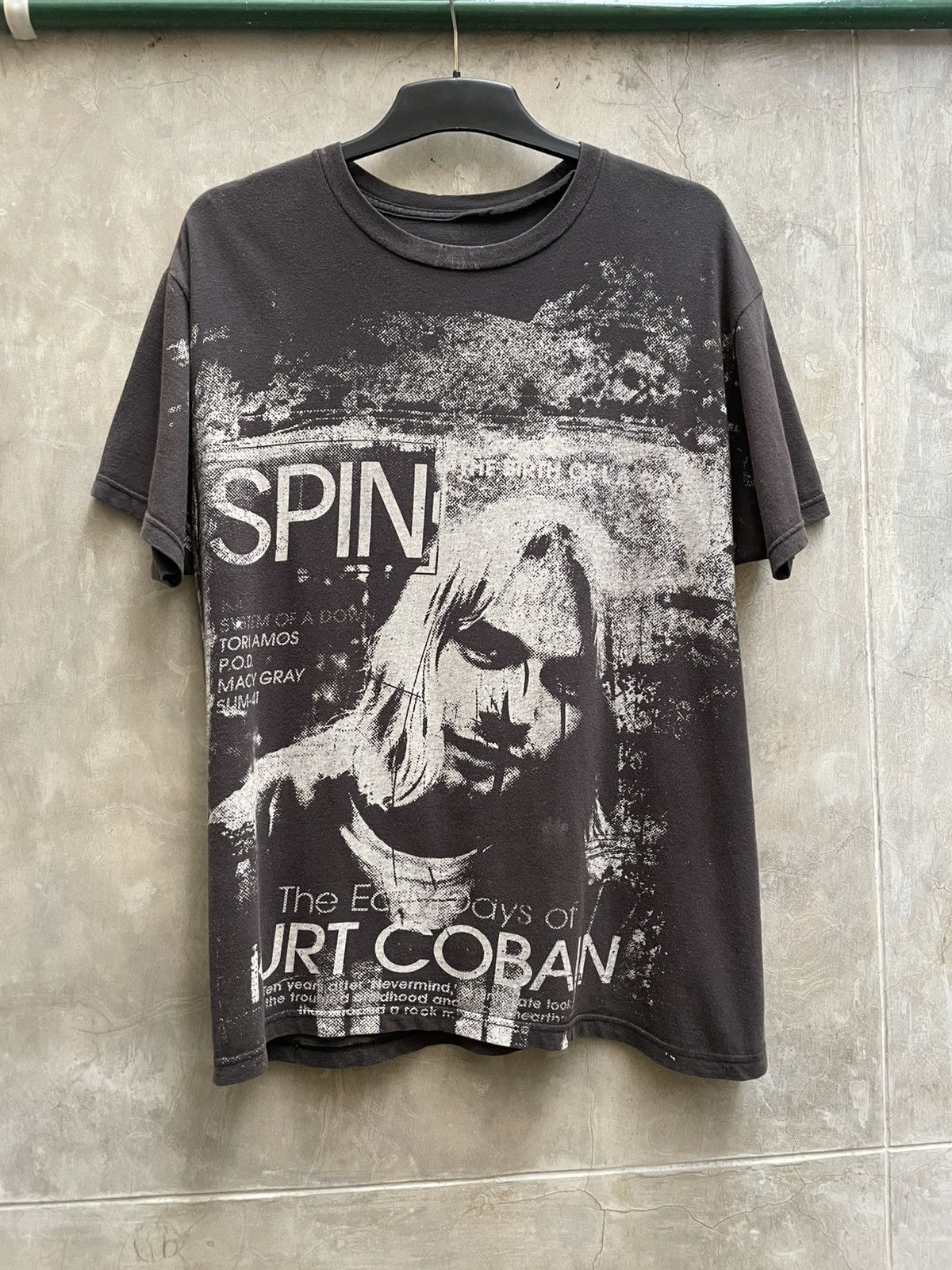 Band Tees Rare KURT COBAIN nirvana spin magazine promo tee shirt M Size US M / EU 48-50 / 2 - 1 Thumbnail