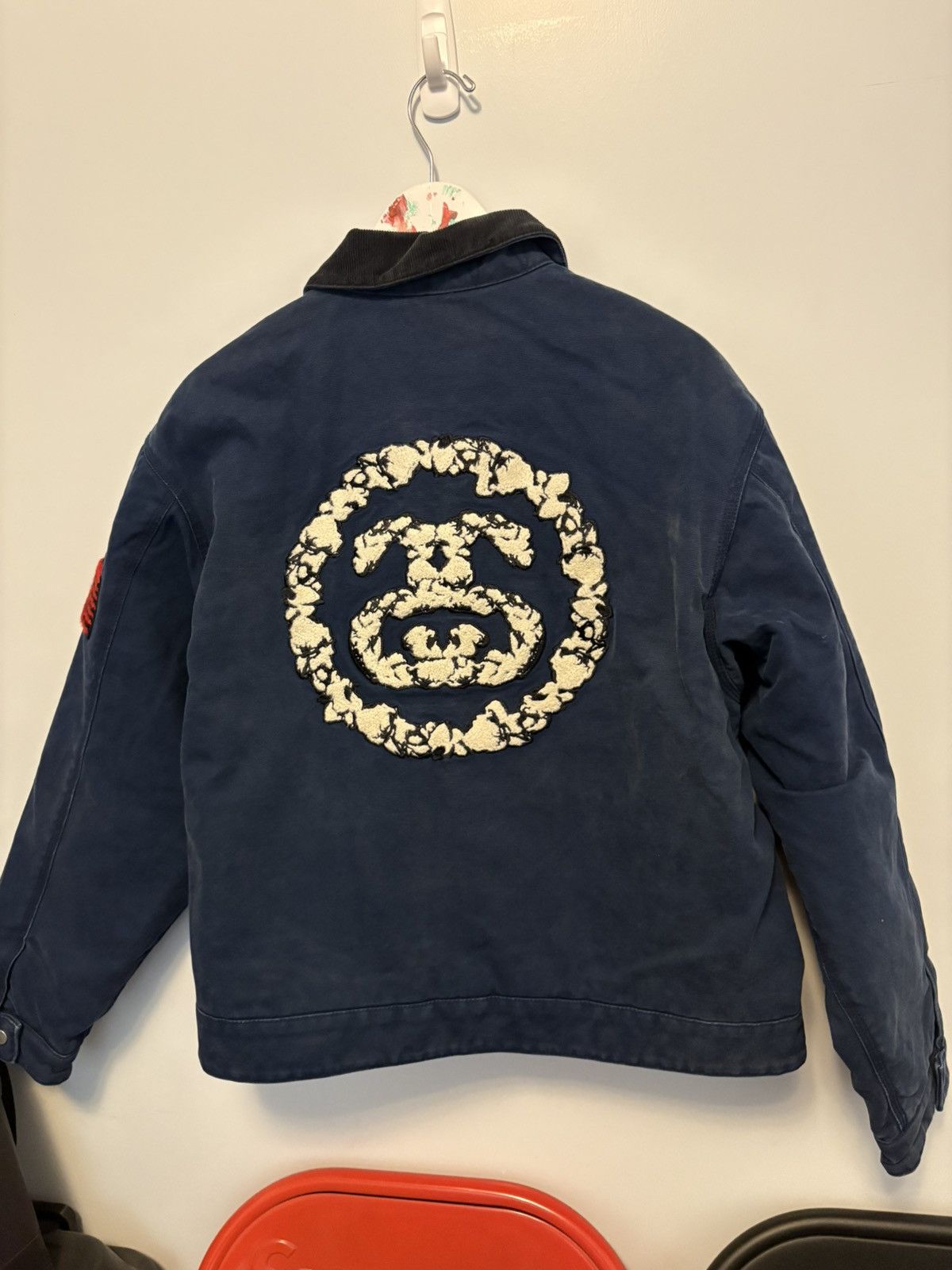 Stussy x denim tears 2025SS canvas work jacket sz Small