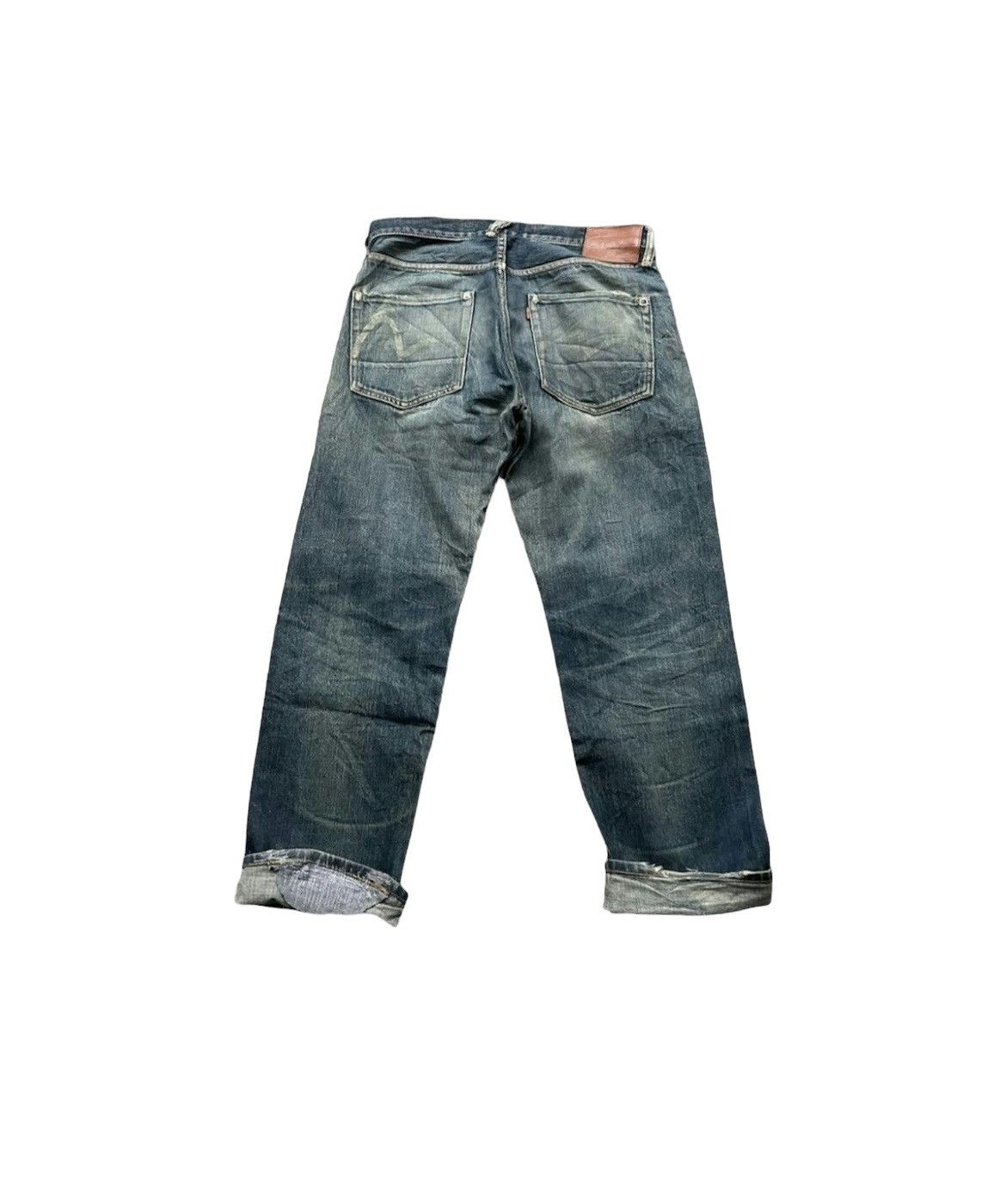 Evisu × Vintage Evisu Vintage Selvedge Aging Distressed Denim Size US 32 / EU 48 - 1 Thumbnail