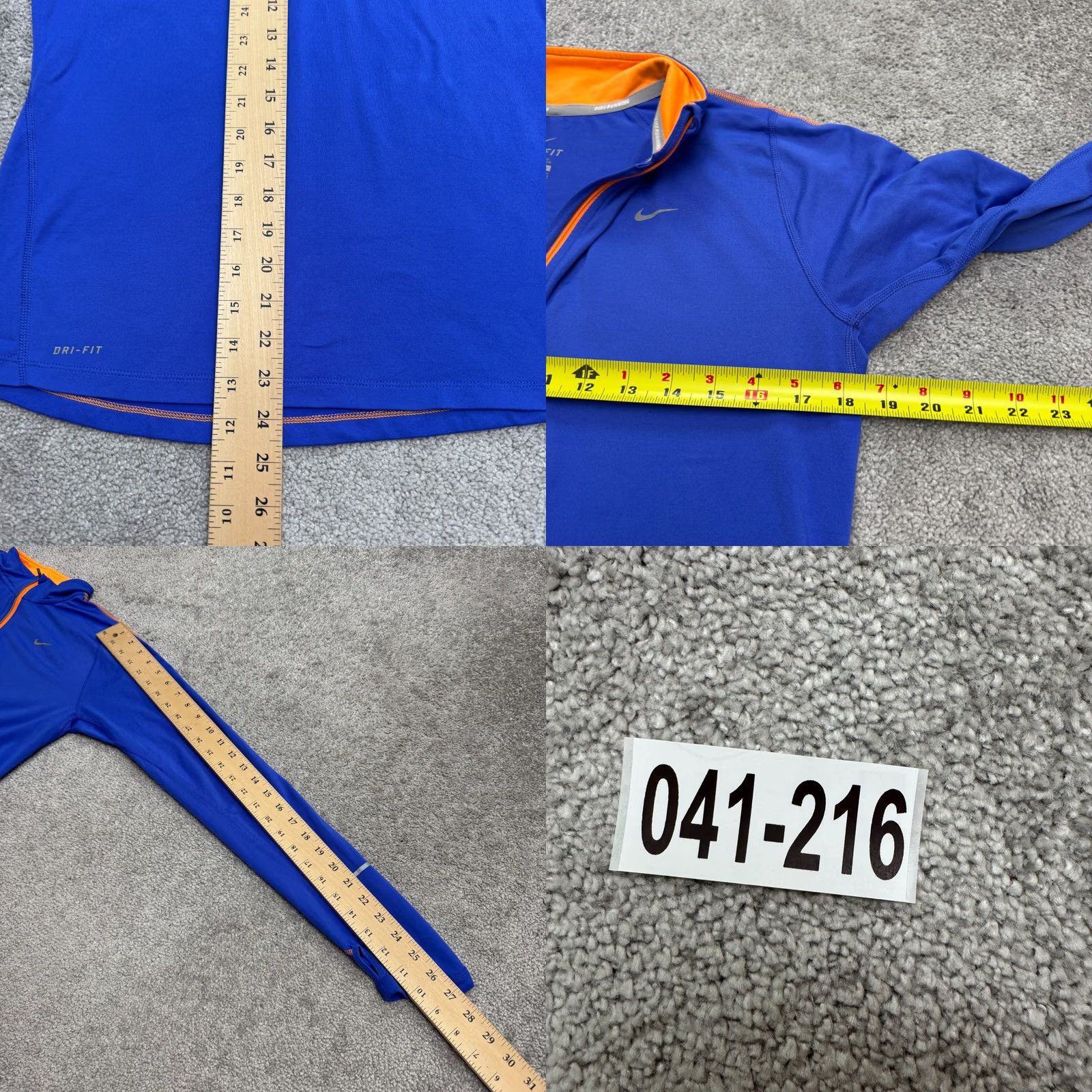 Nike Nike Dri-Fit Jacket Mens Medium Blue Nike Dri-FIT Half Zip Activewear Card? Size US M / EU 48-50 / 2 - 9 Thumbnail
