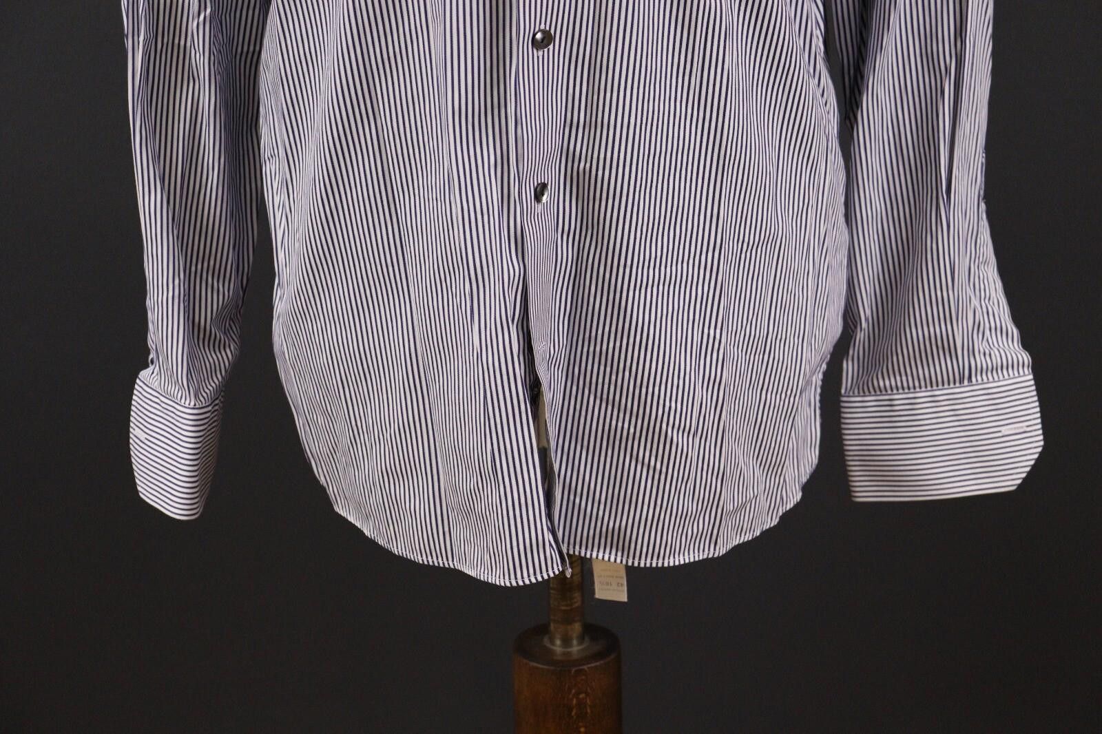 Eton Eton Contemporary Fit Stripe Luxury Shirt Size 42 / 16 Size US M / EU 48-50 / 2 - 3 Thumbnail
