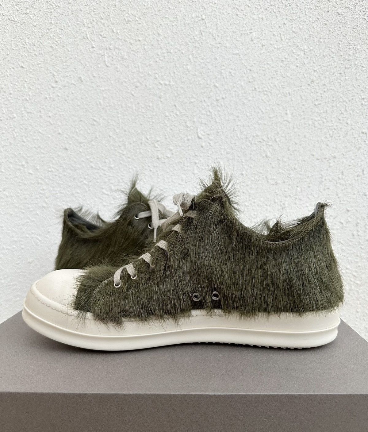 Rick Owens Rick Owens DRKSHDW x Converse Green Horse Hair Show Edition Size US 11 / EU 44 - 2 Thumbnail