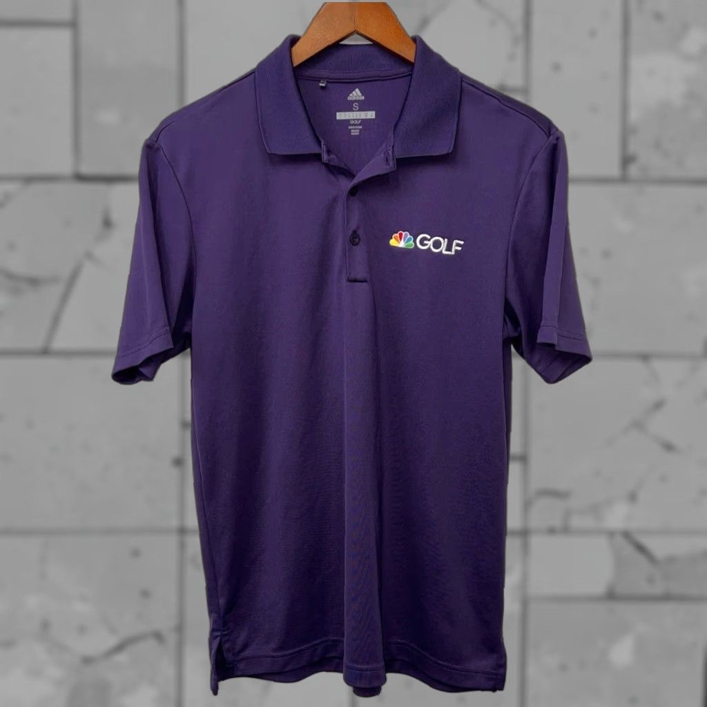 Adidas ADIDAS Purple Golf Polo Shirt Regular Fit Size S Mens Size US S / EU 44-46 / 1 - 1 Thumbnail