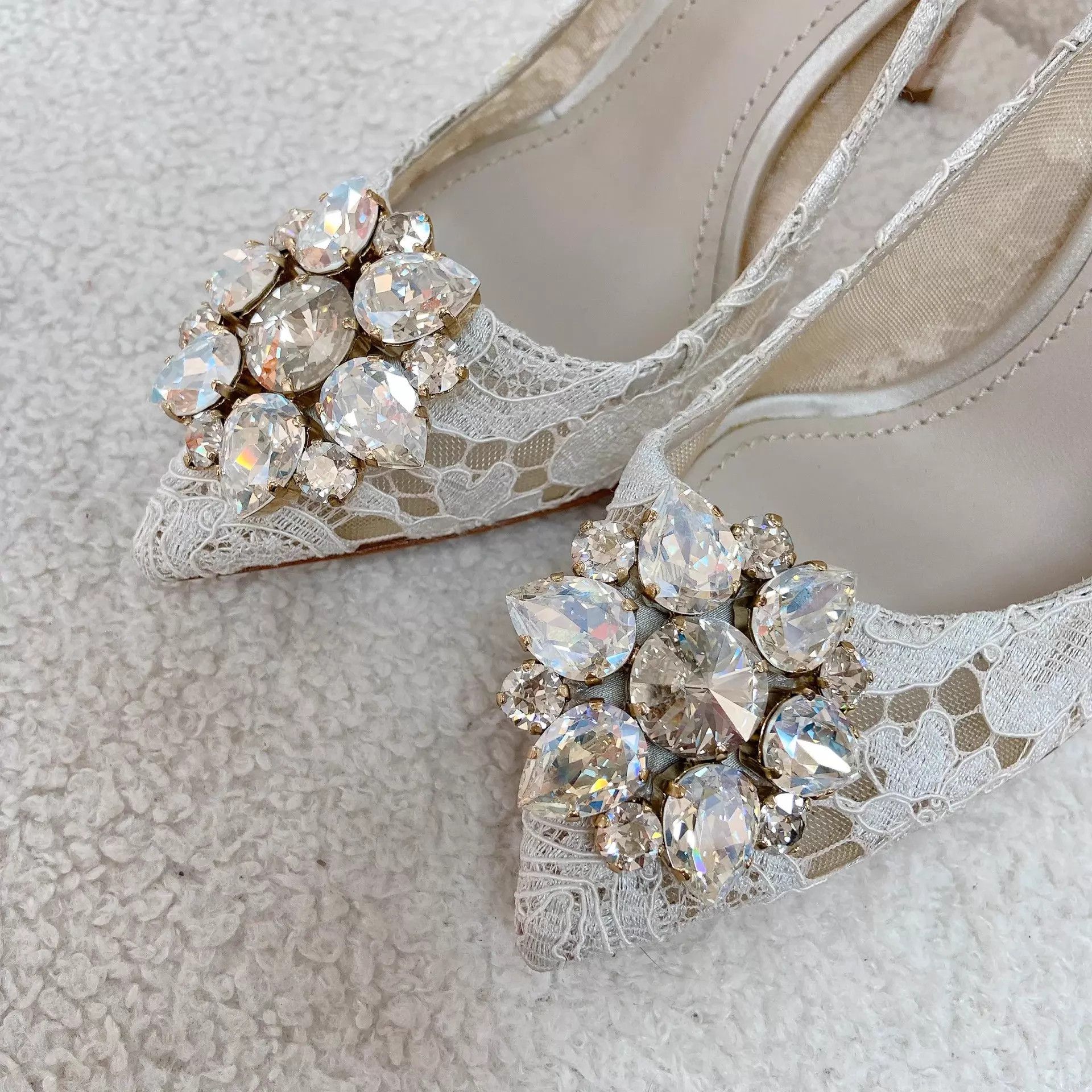 Dolce & Gabbana Dolce&Gabbana lace high heels 36 EU Size US 5.5 / IT 35.5 - 6 Thumbnail