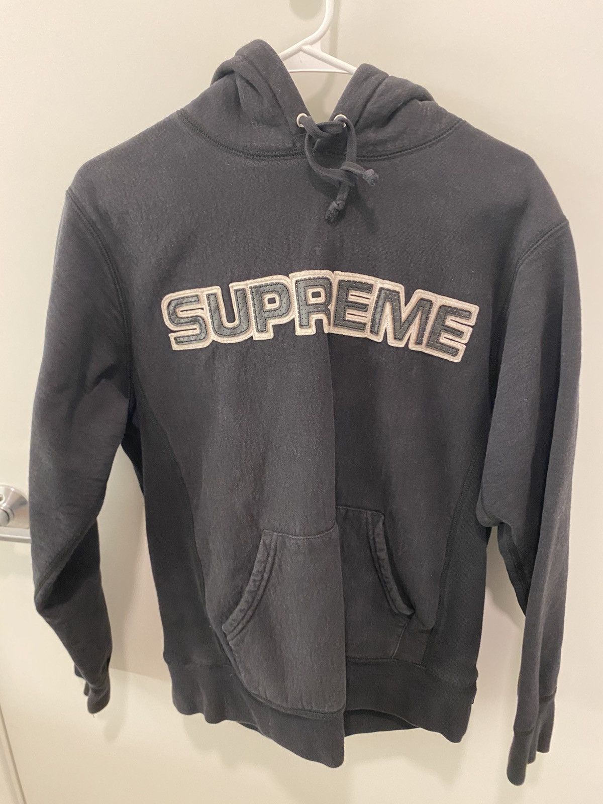 Supreme Perforated Leather Hoodie 2018