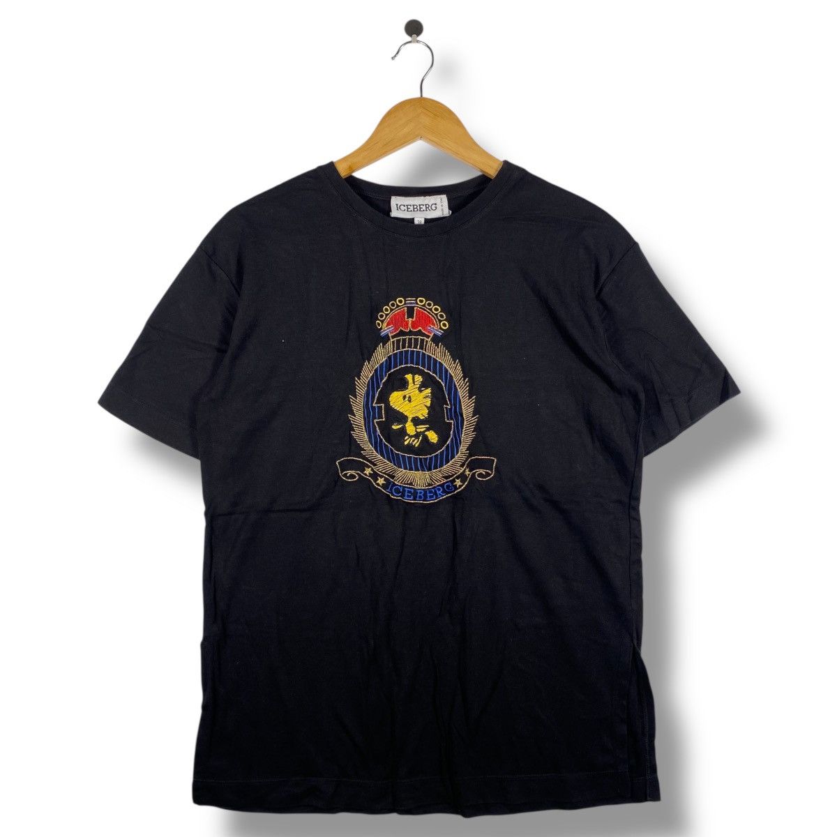 Iceberg Vintage ICEBERG Peanuts Embroidery Logo Tee Shirt Size US M / EU 48-50 / 2 - 1 Thumbnail