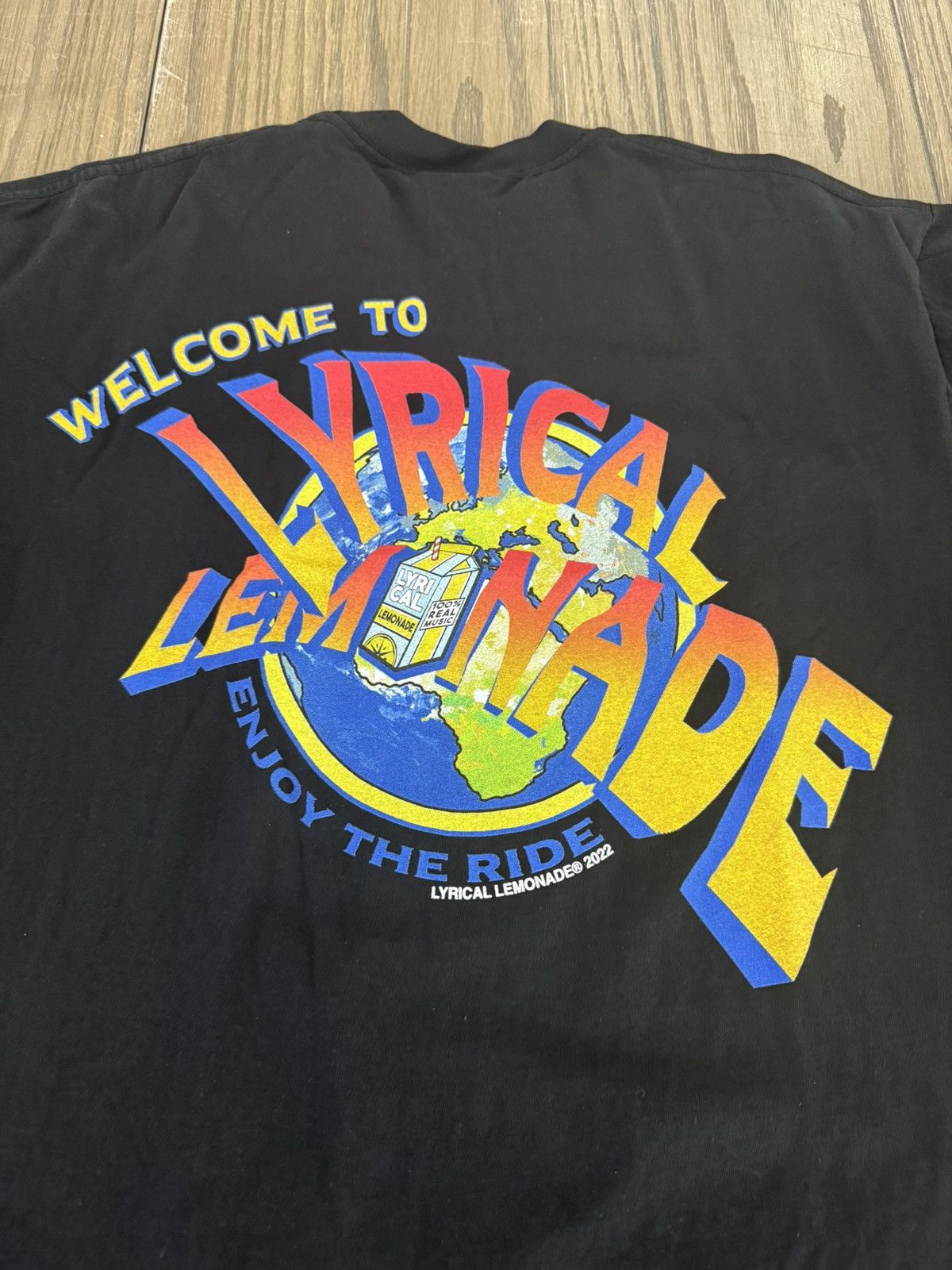 Lyrical Lemonade 🍋 Lyrical Lemonade RARE! Welcome 2022 Black Tee Large 🍋 Size US L / EU 52-54 / 3 - 2 Thumbnail