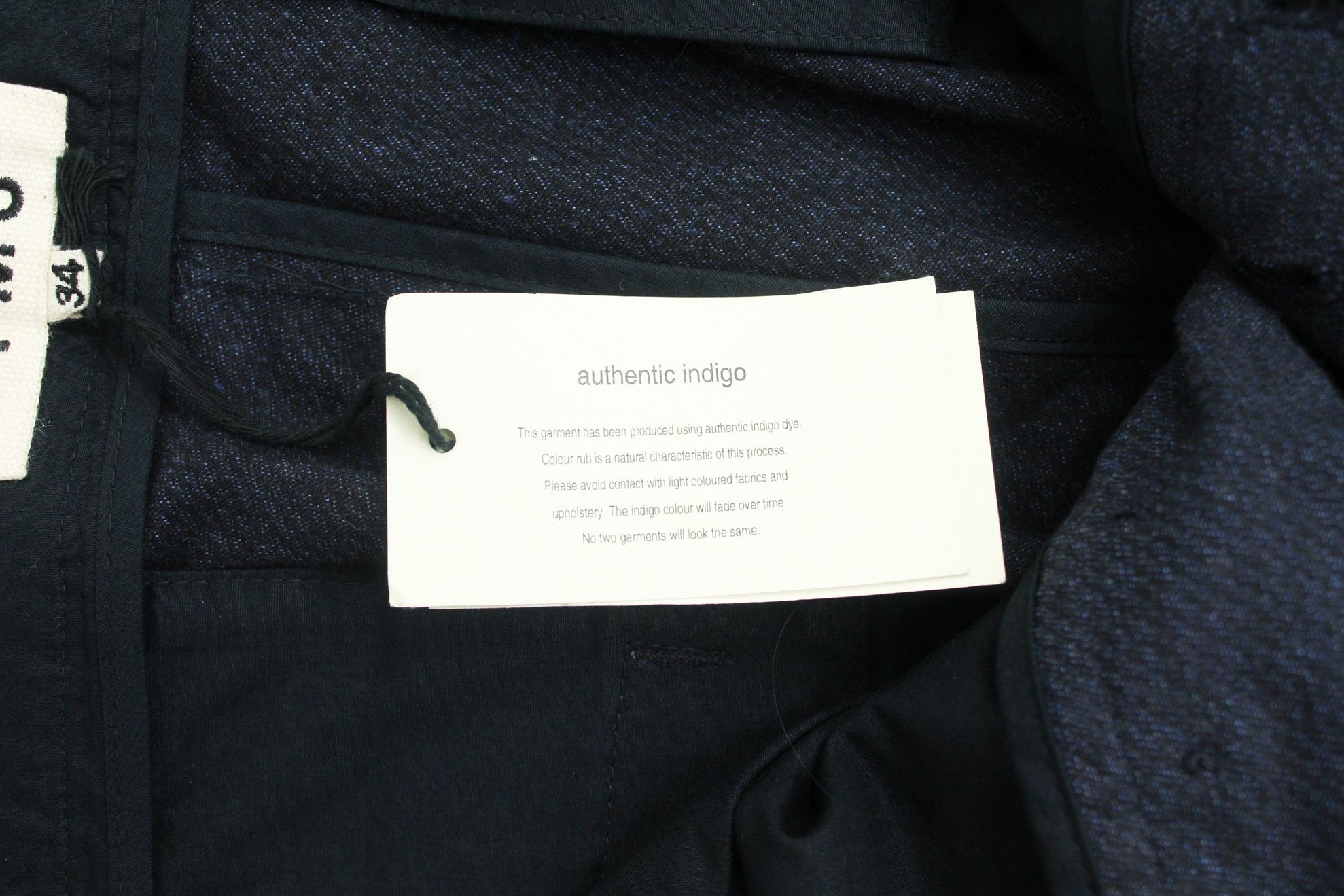 YMC Indigo-dyed Flat Front Paneled Trousers Pants Size US 34 / EU 50 - 6 Thumbnail