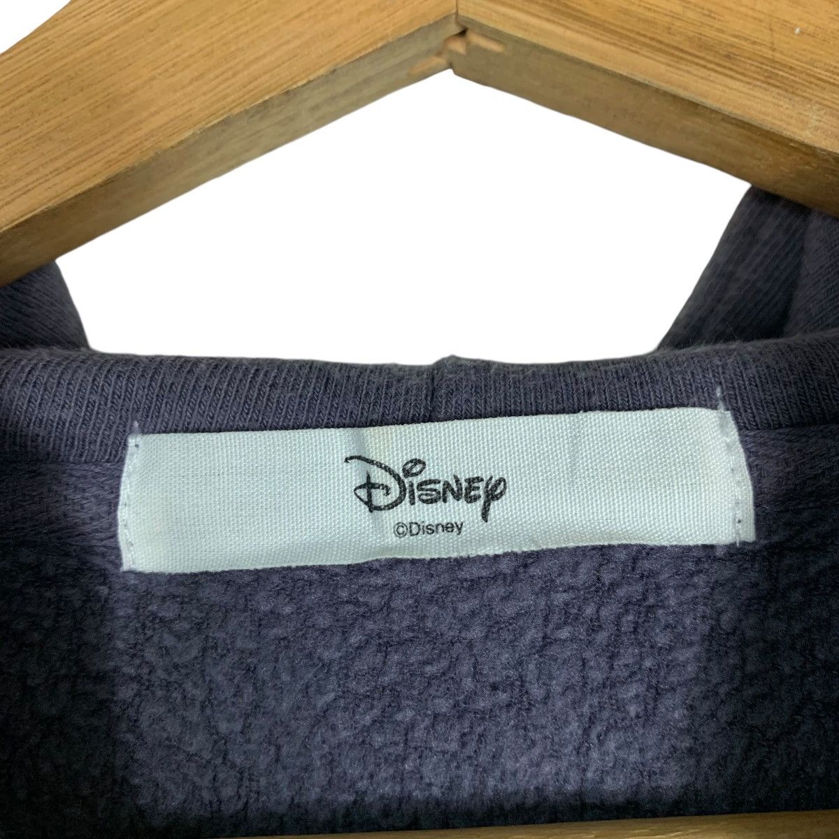 Disney DISNEY Mickey Mouse Big Logo Faded Purple Hoodies #1543-C69 Size US M / EU 48-50 / 2 - 14 Thumbnail