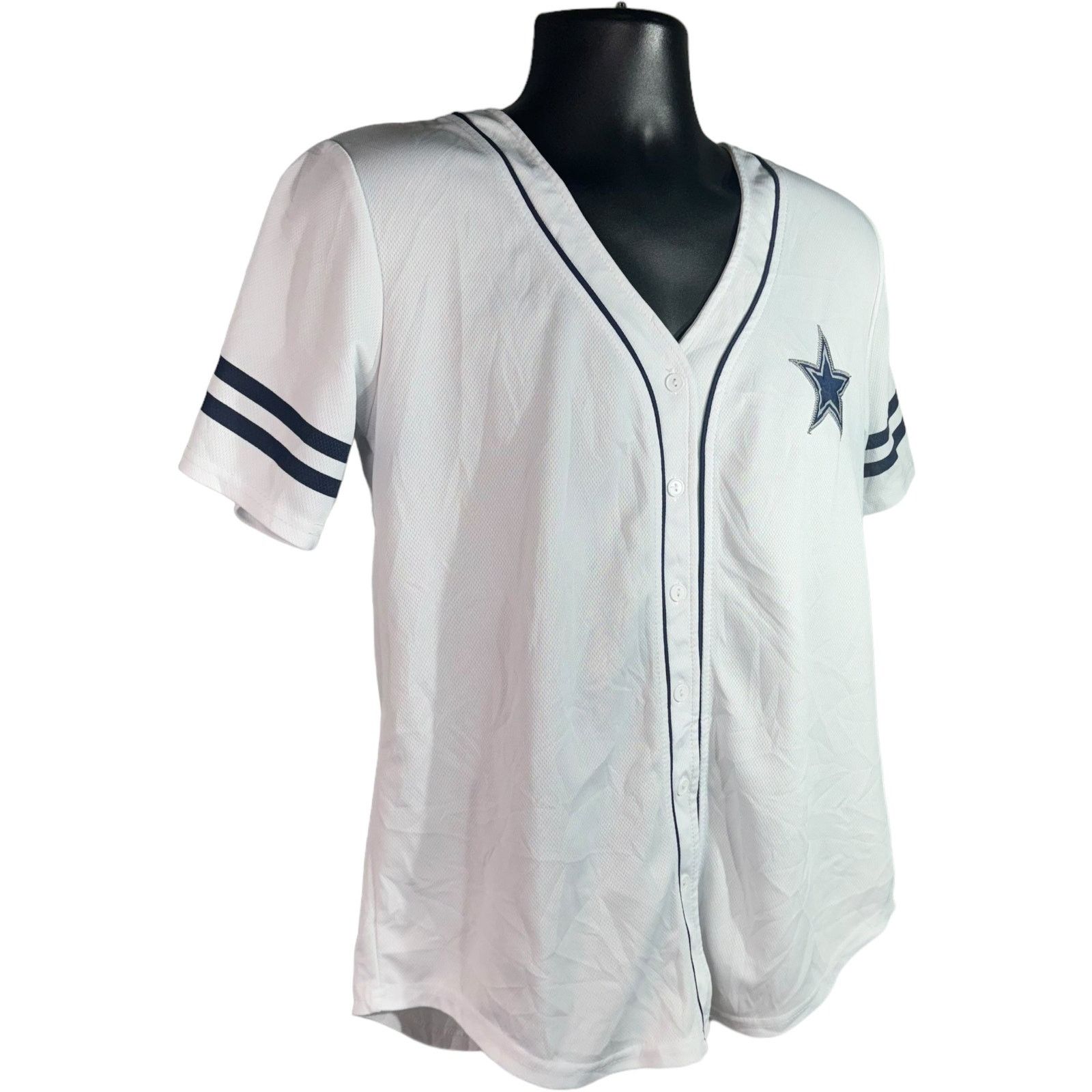 NFL Women's NFL Dallas Cowboys Button Down Jersey Size US M / EU 48-50 / 2 - 4 Thumbnail