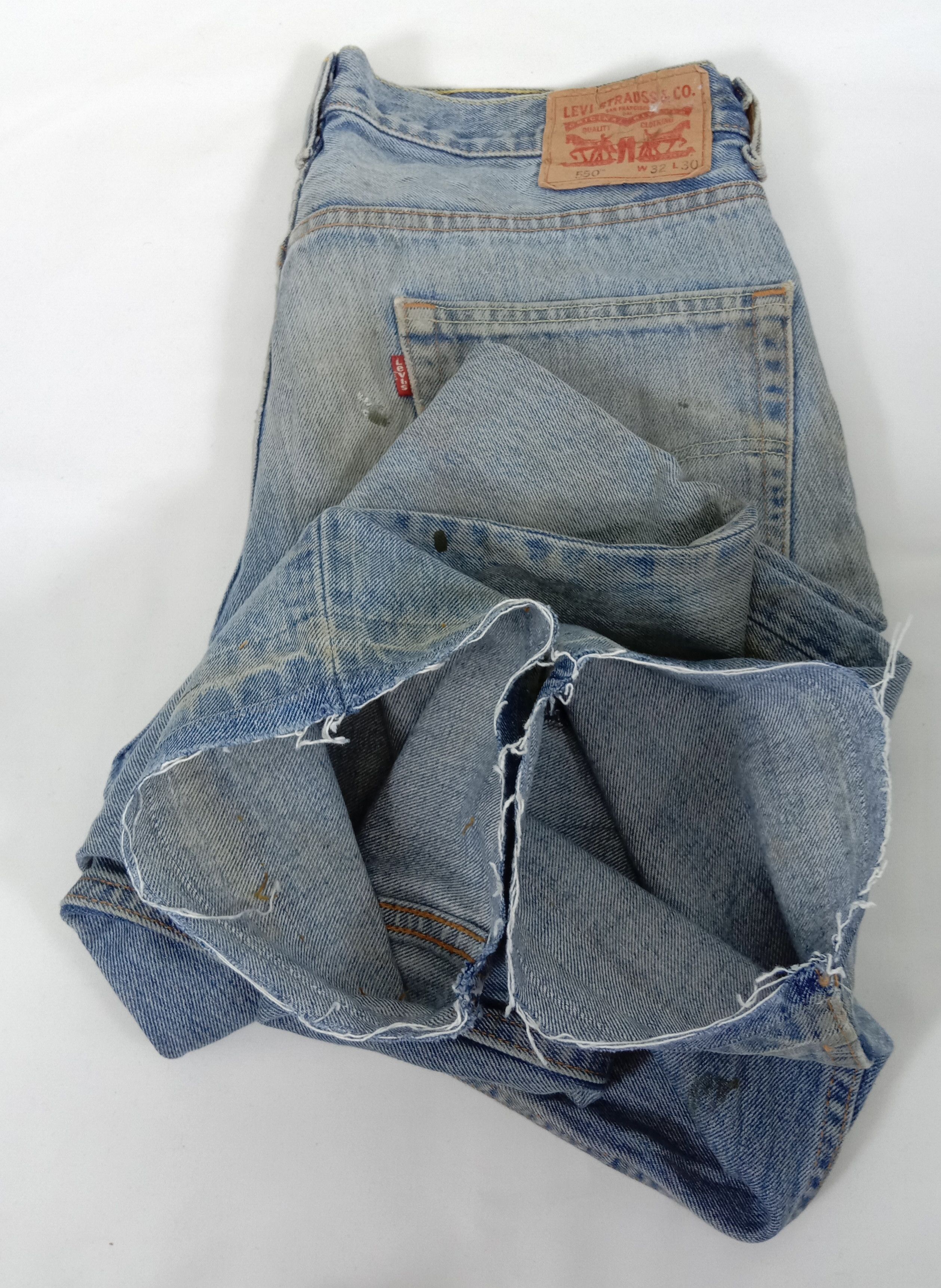 Levi's Vintage Levi's 550 Jeans Dirty Wash Distressed Denim Size US 32 / EU 48 - 17 Thumbnail