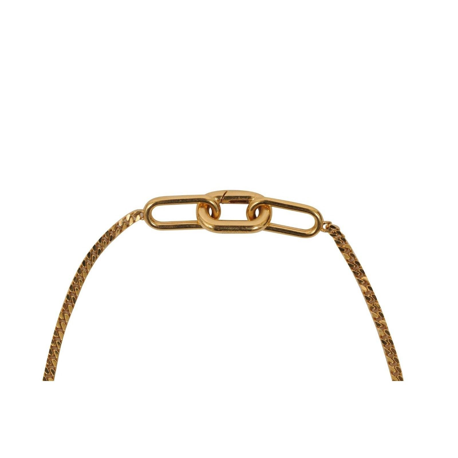 Louis Vuitton My LV Chain Link LV Logo Necklace Gold 22 Inch Size ONE SIZE - 4 Thumbnail