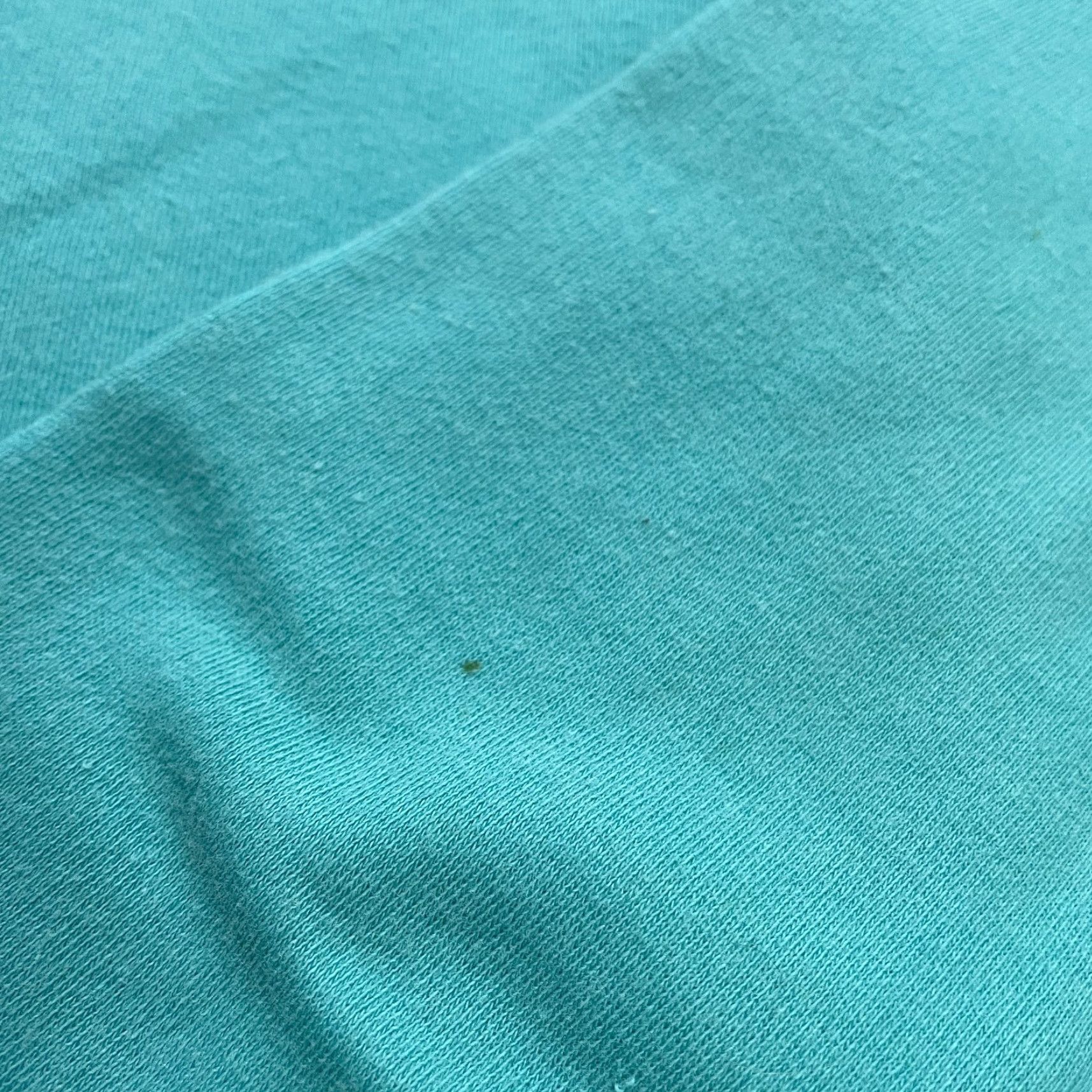Vintage White Stag Basic Mock Neck Long Sleeve Shirt Womens Small Ice Blue Cotton Tee Size S / US 4 / IT 40 - 5 Thumbnail