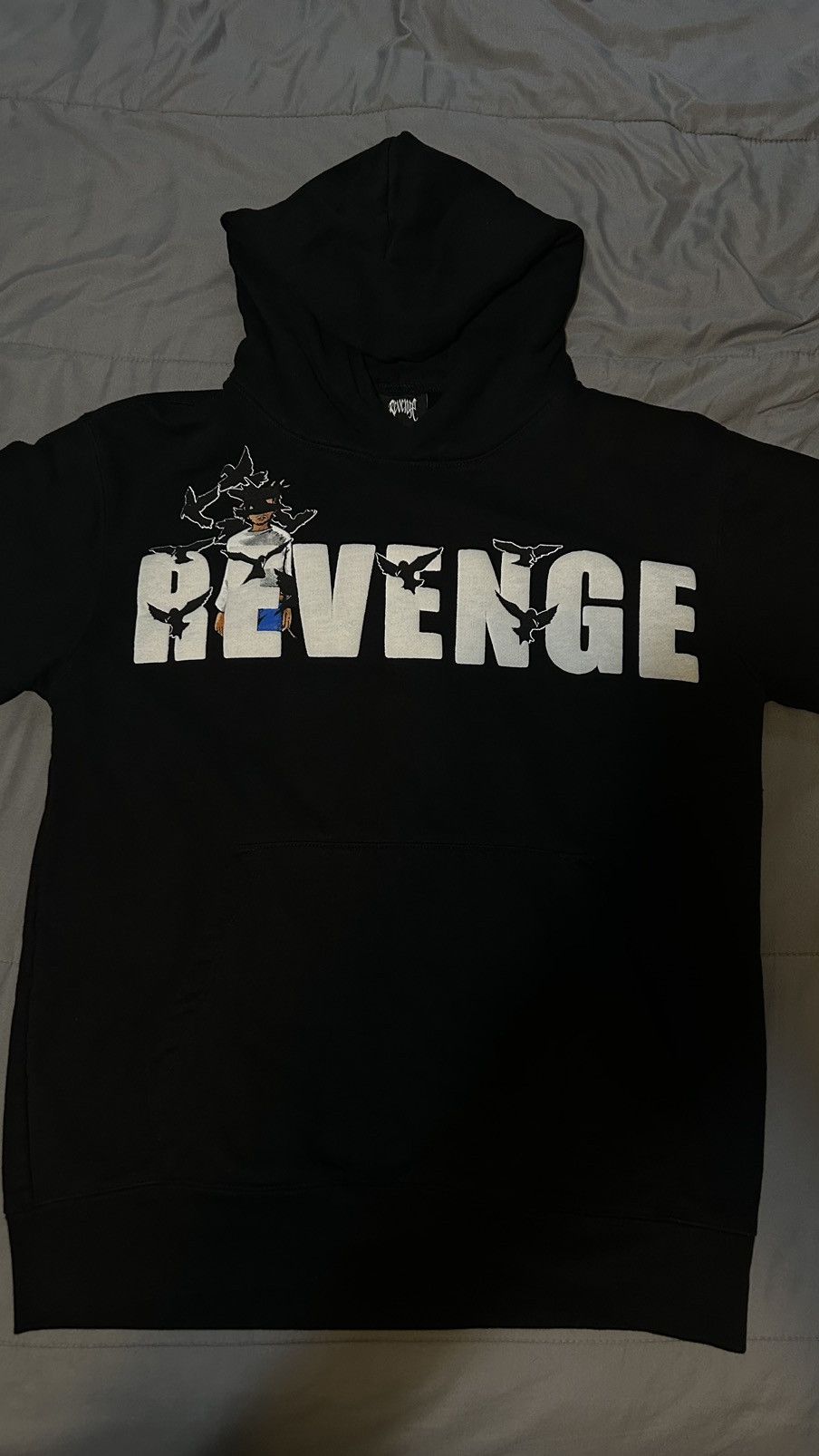 Revenge Revenge x Juice WRLD Crow Hoodie Size US S / EU 44-46 / 1 - 1 Thumbnail