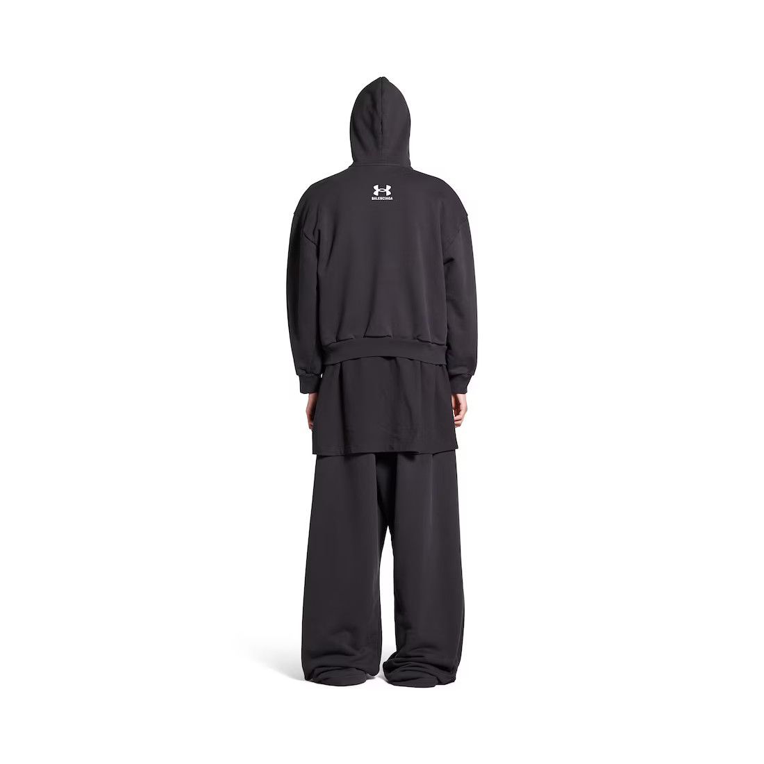 Balenciaga × Under Armour o1w1db10425 Under Armour® Zip-Up Hoodie Regular Fit in Black Size XXS / US 00 / IT 34 - 4 Thumbnail