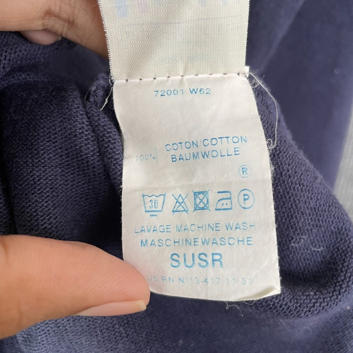 Designer × Saint James Saint James Blank Navy Basic T Shirt Made in France Size US M / EU 48-50 / 2 - 5 Thumbnail