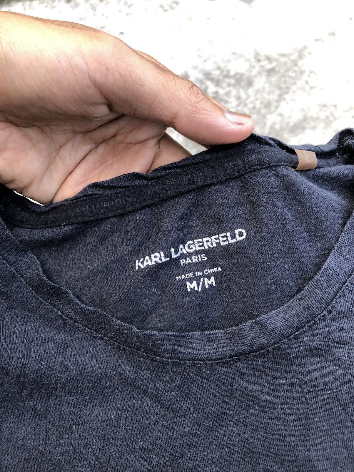 Karl Lagerfeld STRIPED⚡️⚡️KARL LEGERFELD TEE Size US M / EU 48-50 / 2 - 6 Thumbnail