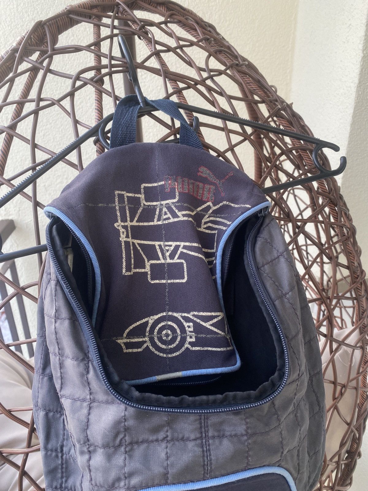Puma Puma rare f1 racing vintage small backpack Size ONE SIZE - 3 Thumbnail