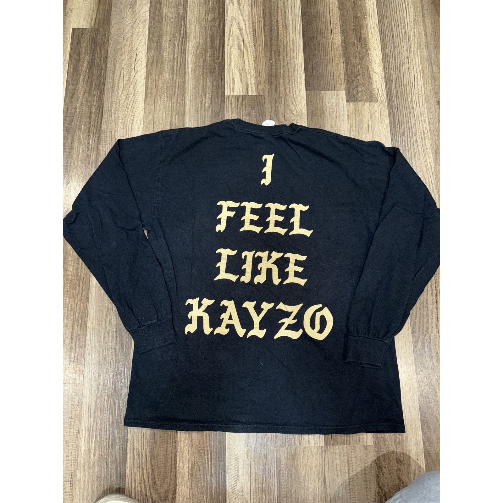 Band Tees × Gildan × Rap Tees I Feel Like Kayzo Long Sleeve T-Shirt Black Large 21x26 Size US L / EU 52-54 / 3 - 4 Thumbnail