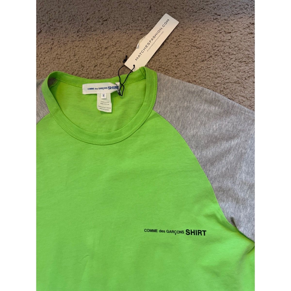 Comme des Garcons SHIRT COMME des GARÇONS SHIRT 3/4 SLEEVE T-SHIRT Size US M / EU 48-50 / 2 - 8 Thumbnail