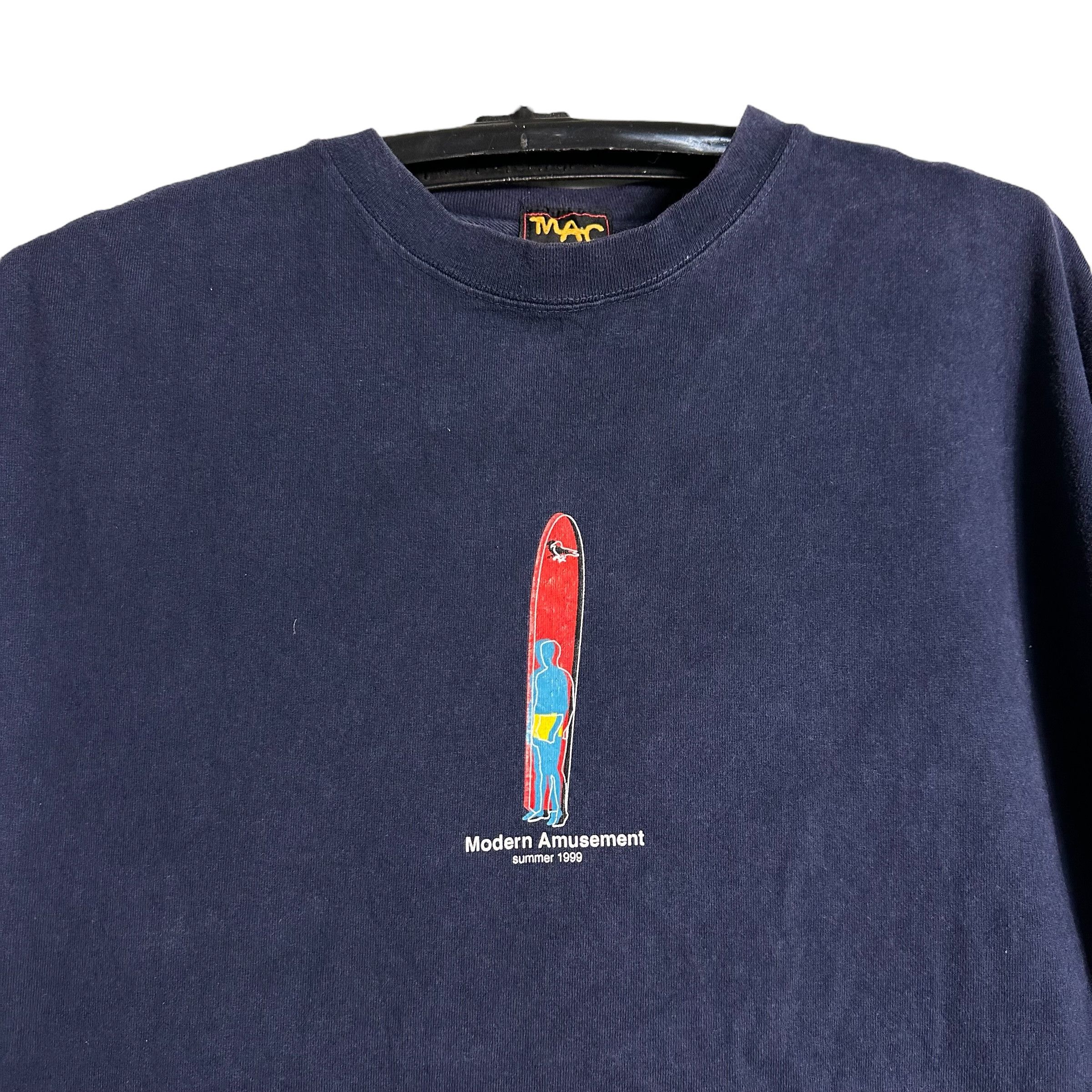 🔥RARE🔥Vtg Modern Amusement Streetwear T-shirt Made in USA
