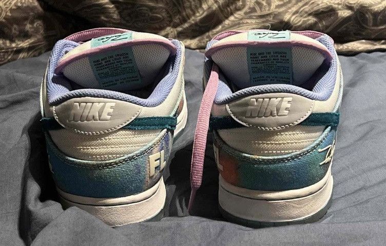 Nike Nike SB Dunk Low Futura Laboratories Bleached Size US 12.5 / EU 45-46 - 4 Thumbnail